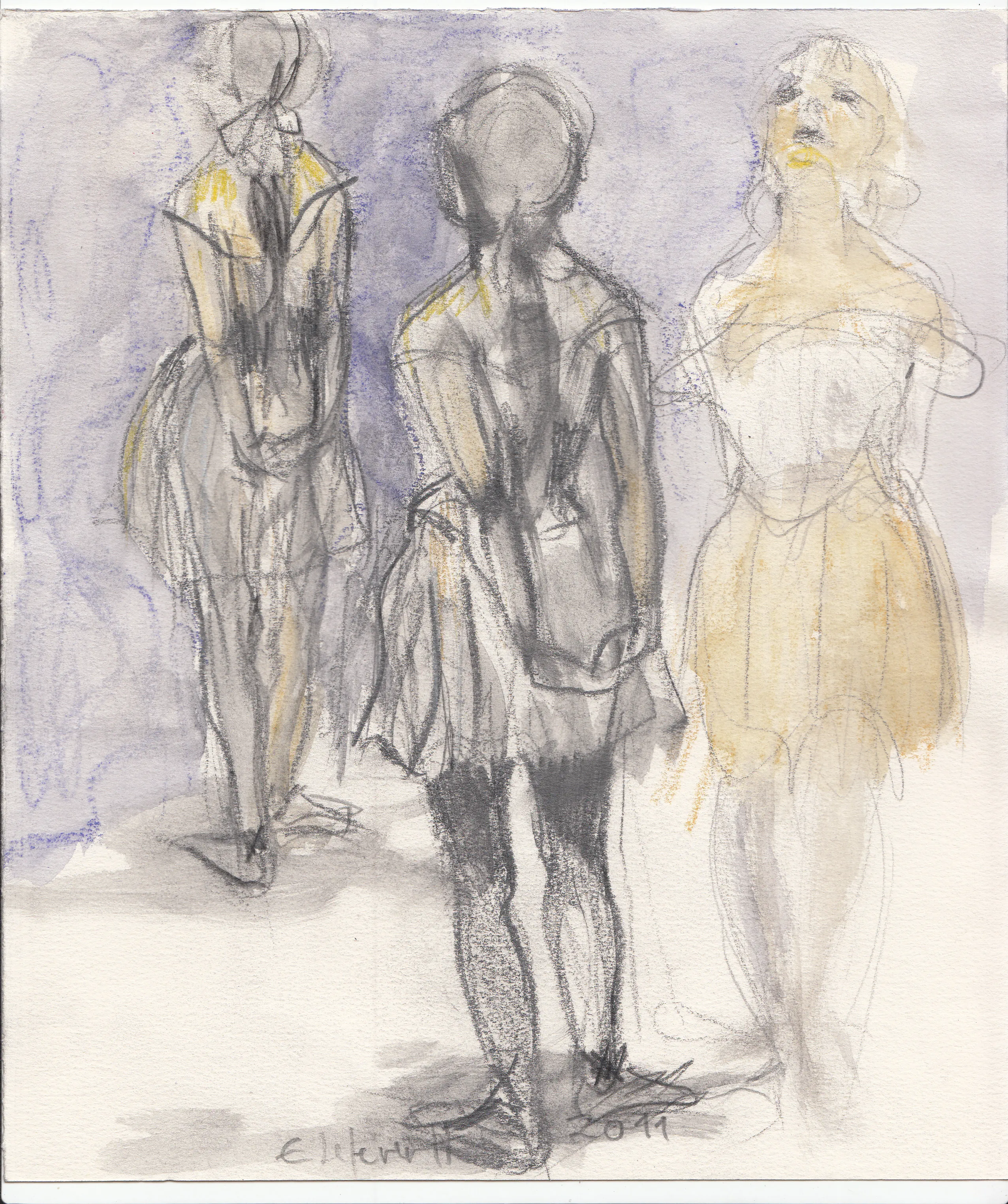 Obra "Apunte de la “Pequeña Bailarina”" de Eva Lefever