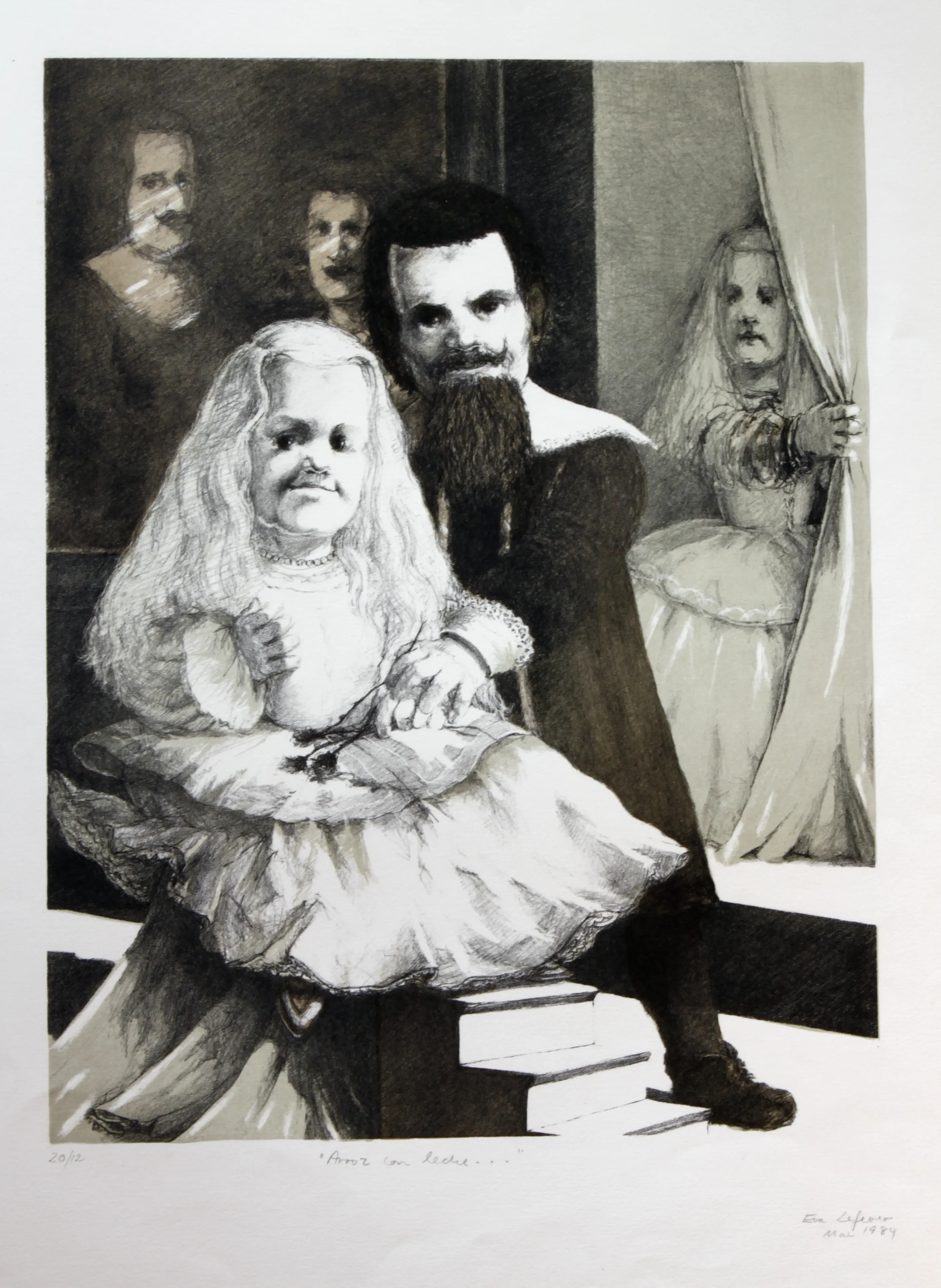 Obra "Arroz con leche" de Eva Lefever
