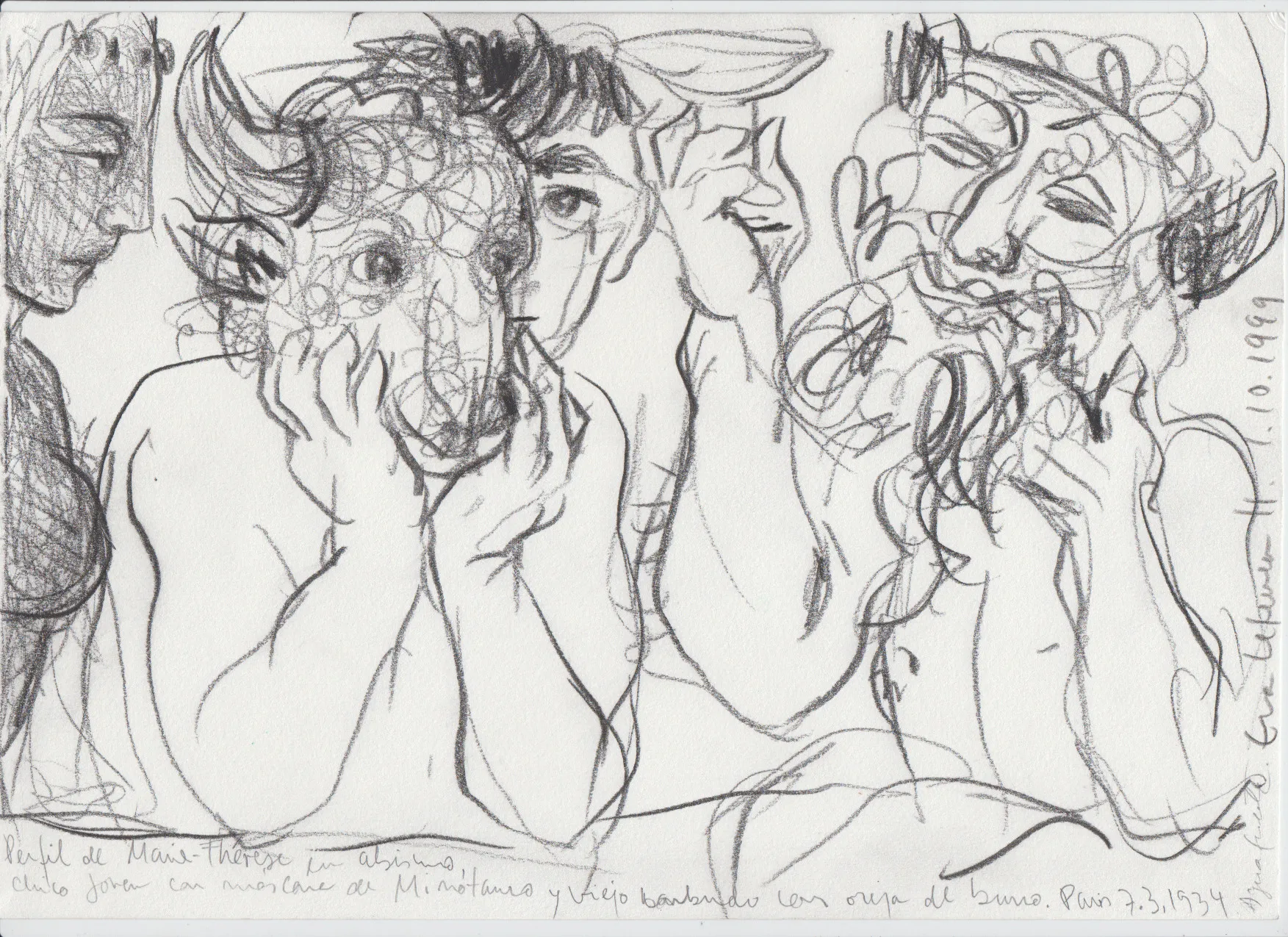 Obra "Bacanal III" de Eva Lefever