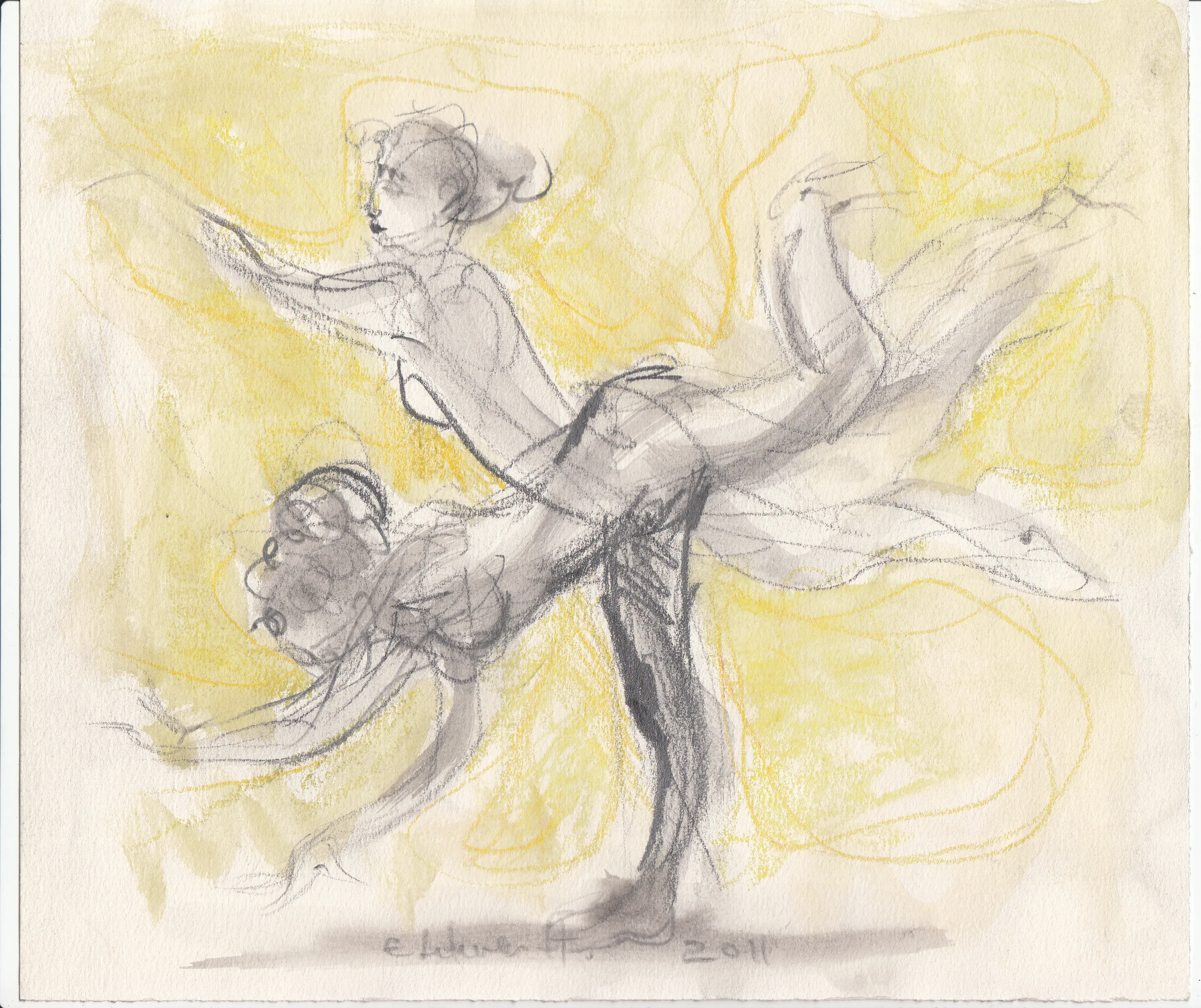 Obra "Bailarina ll" de Eva Lefever
