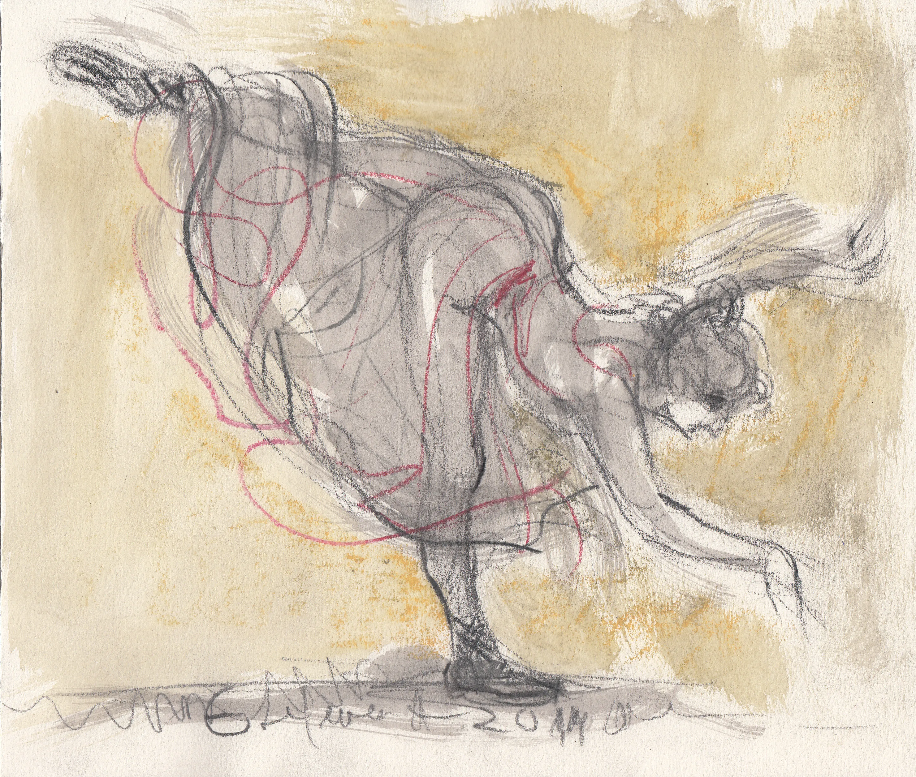 Obra "Bailarina lll" de Eva Lefever