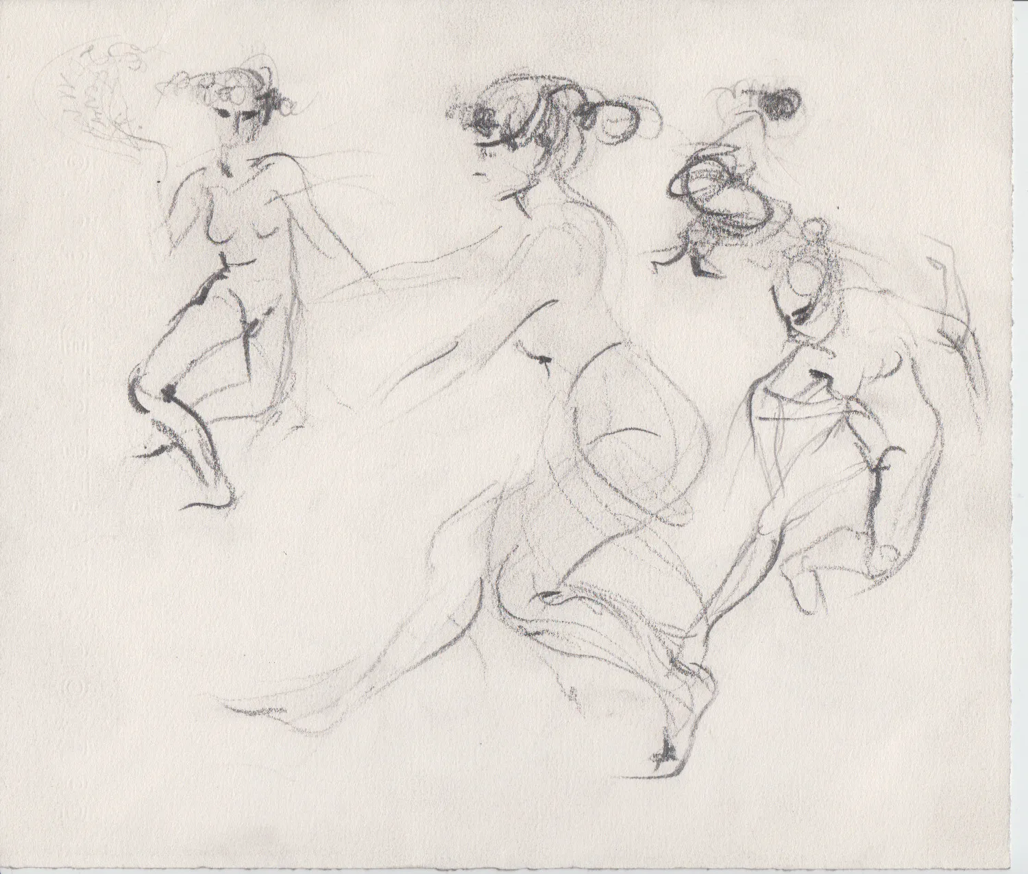 Obra "Bailarinas de Degas II" de Eva Lefever