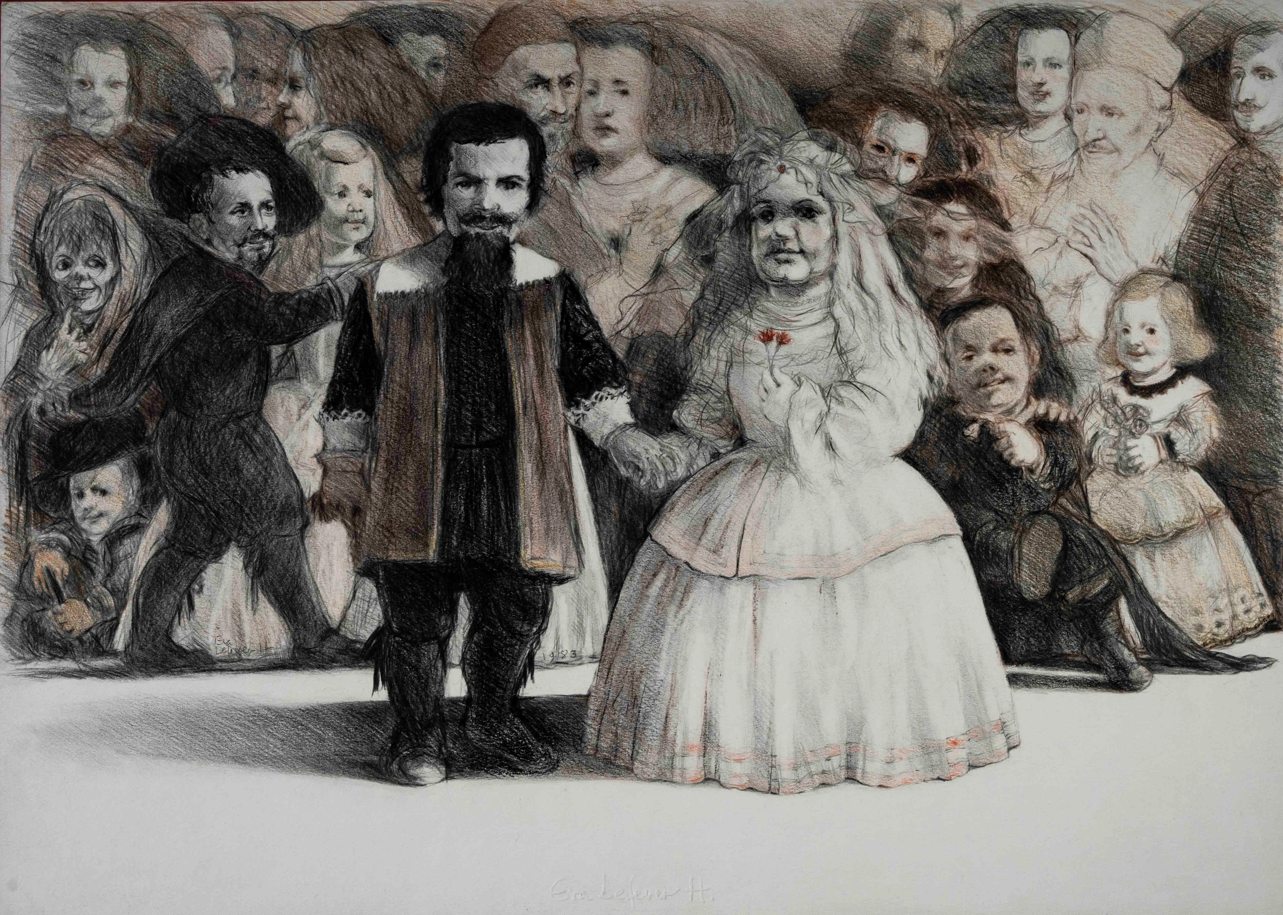 Obra ""¿Bodas de plata? Posando para un recuerdo…"" de Eva Lefever