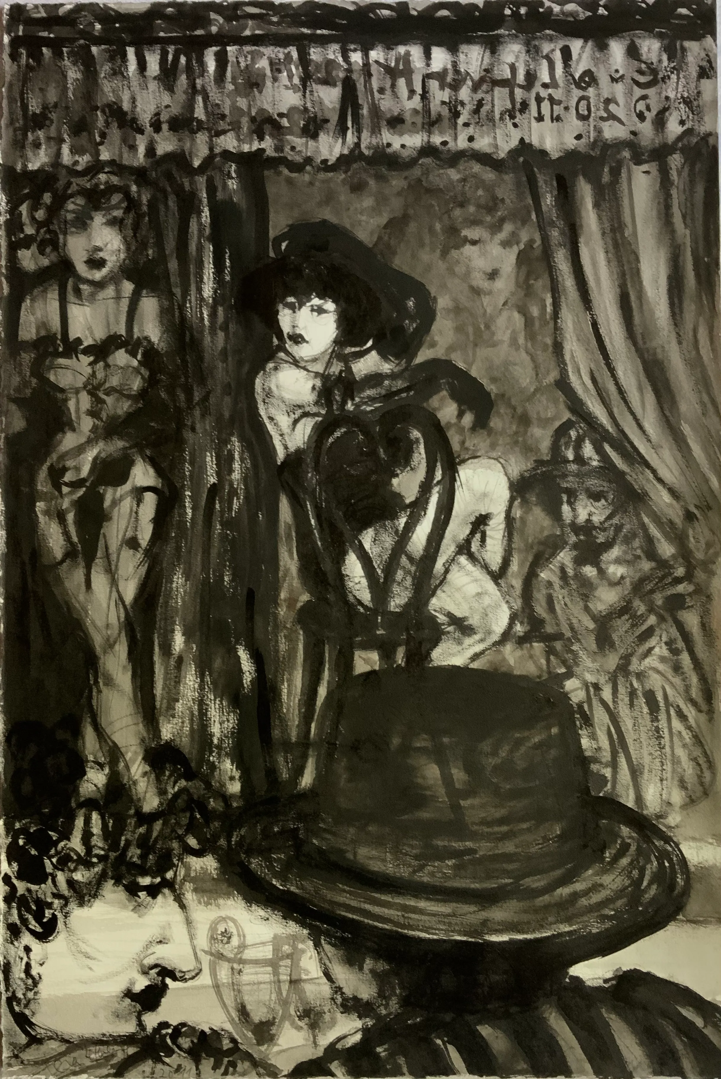 Obra "Cabaret I" de Eva Lefever