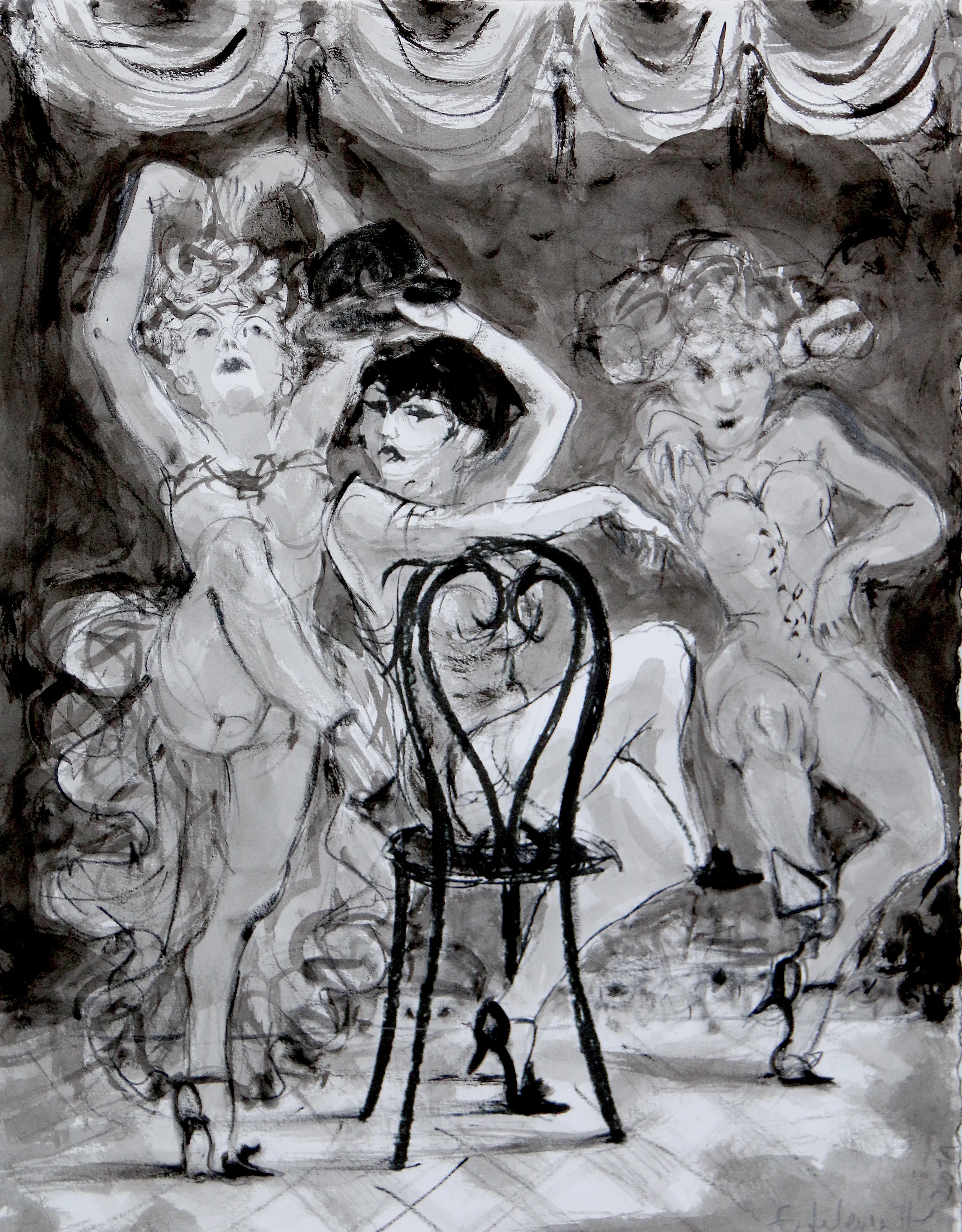 Obra "Cabaret II" de Eva Lefever