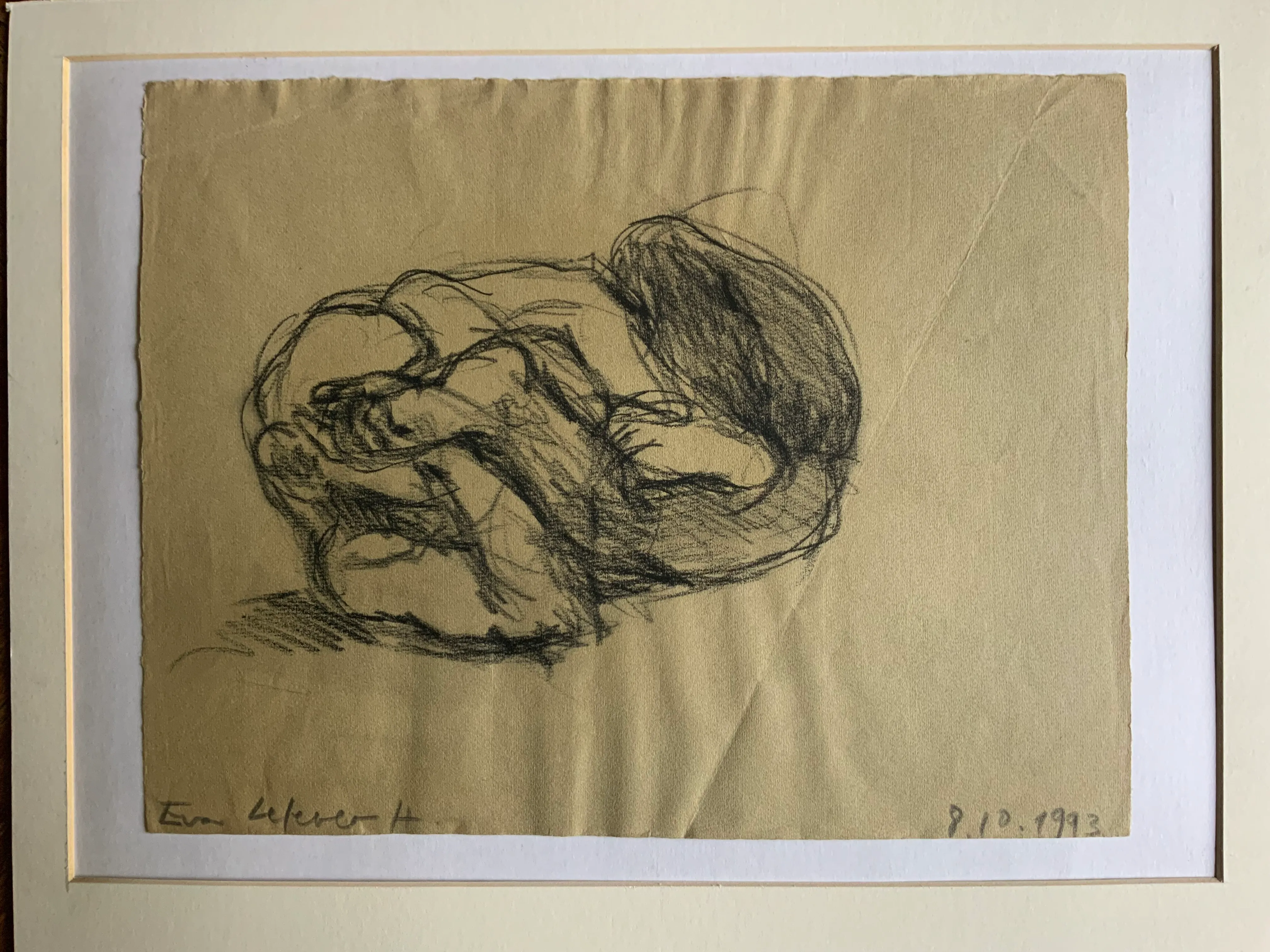 Obra "Chimpancé I" de Eva Lefever