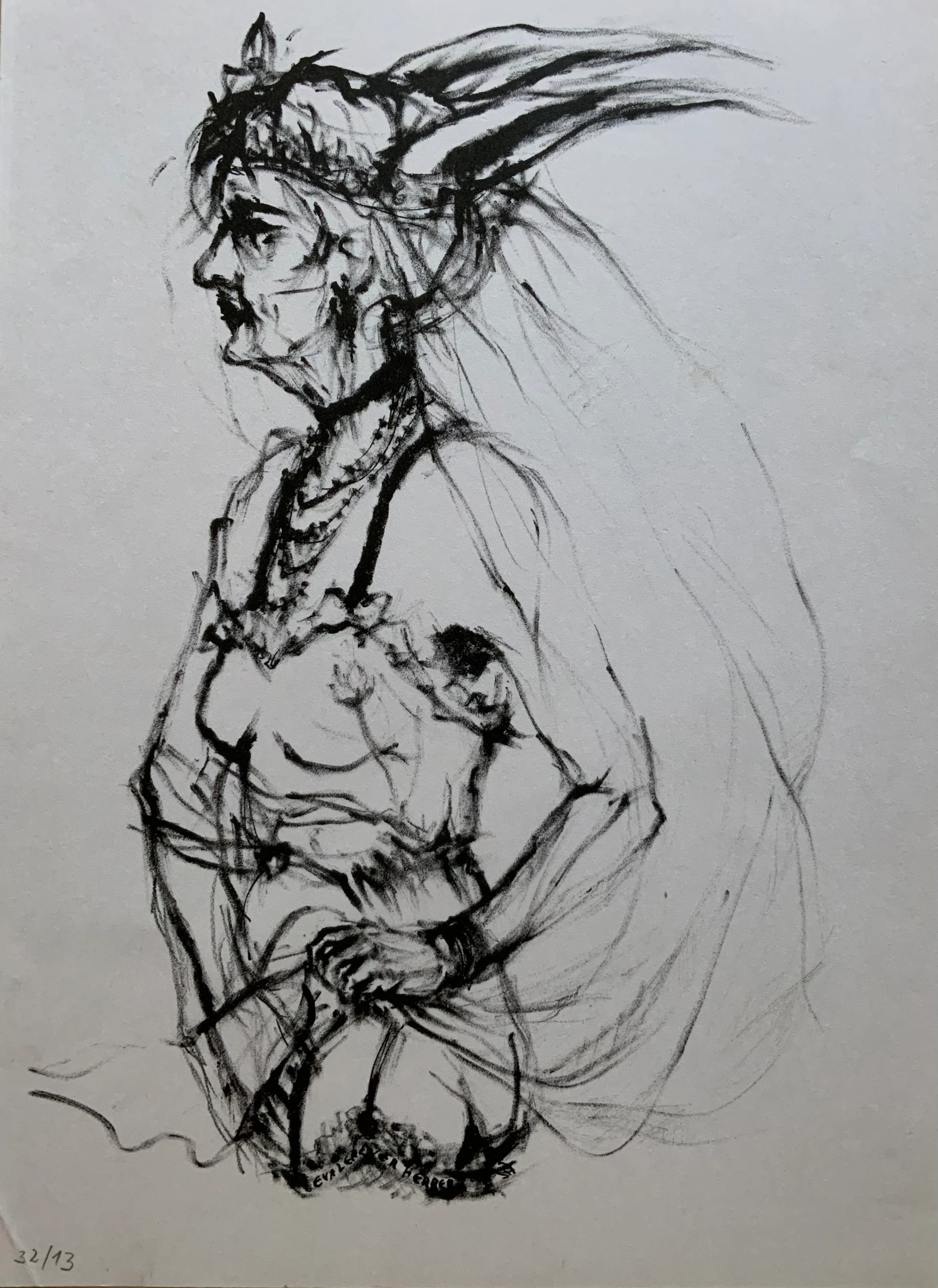Obra "Coneja vieja" de Eva Lefever