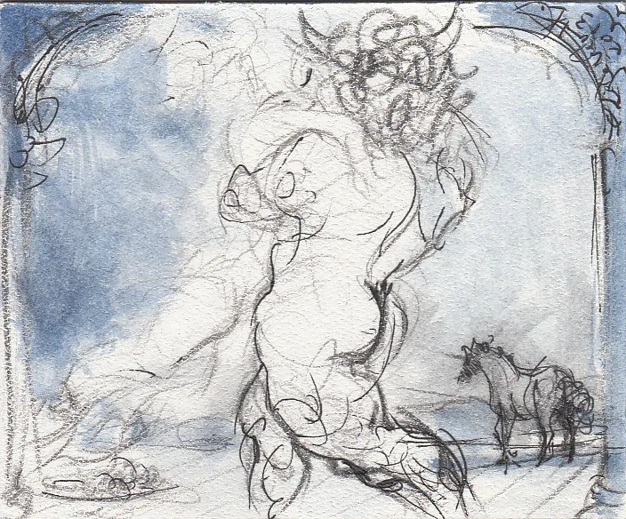 Obra "El abrazo" de Eva Lefever