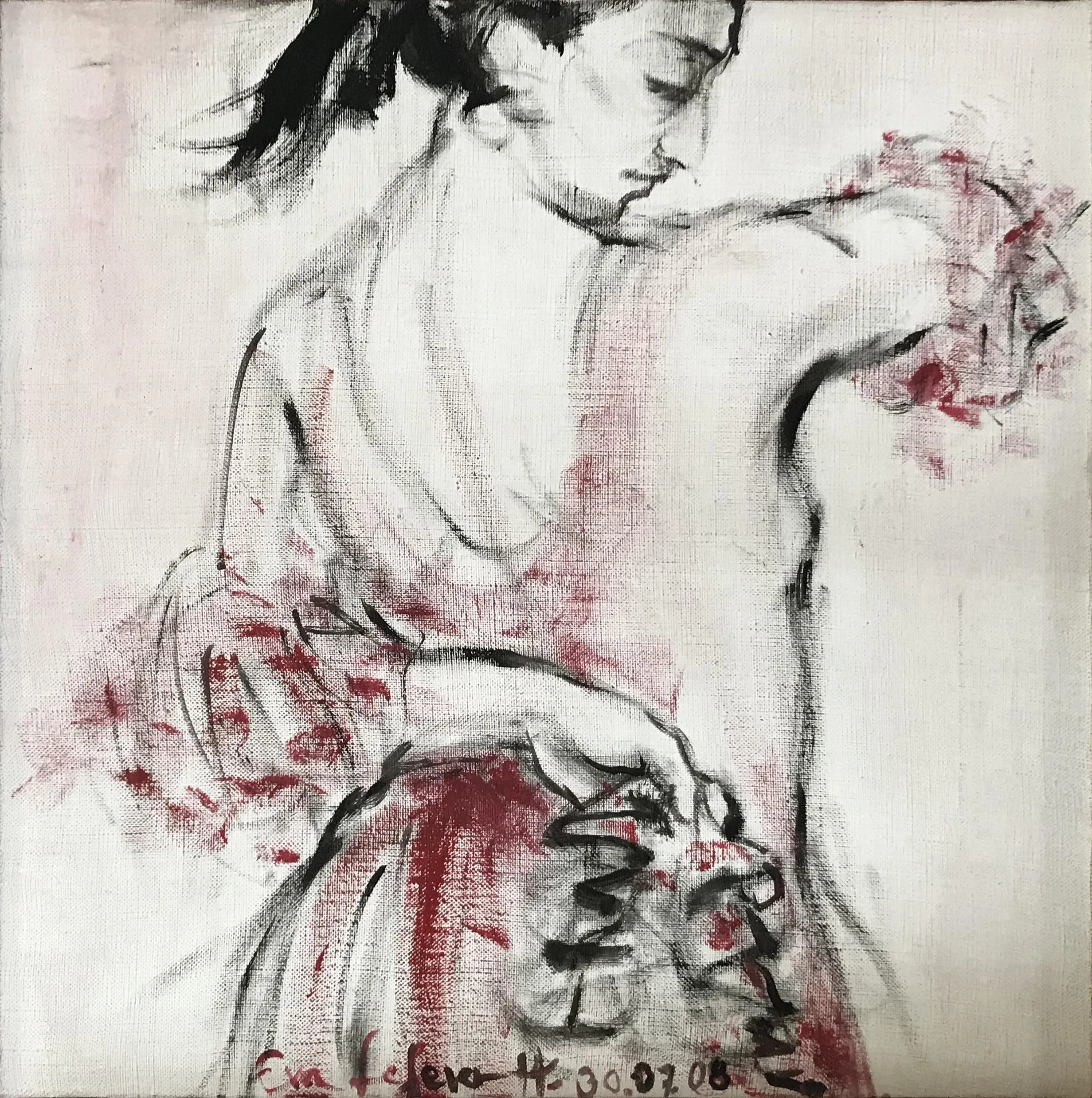 Obra "El flamenco de Natalia II" de Eva Lefever