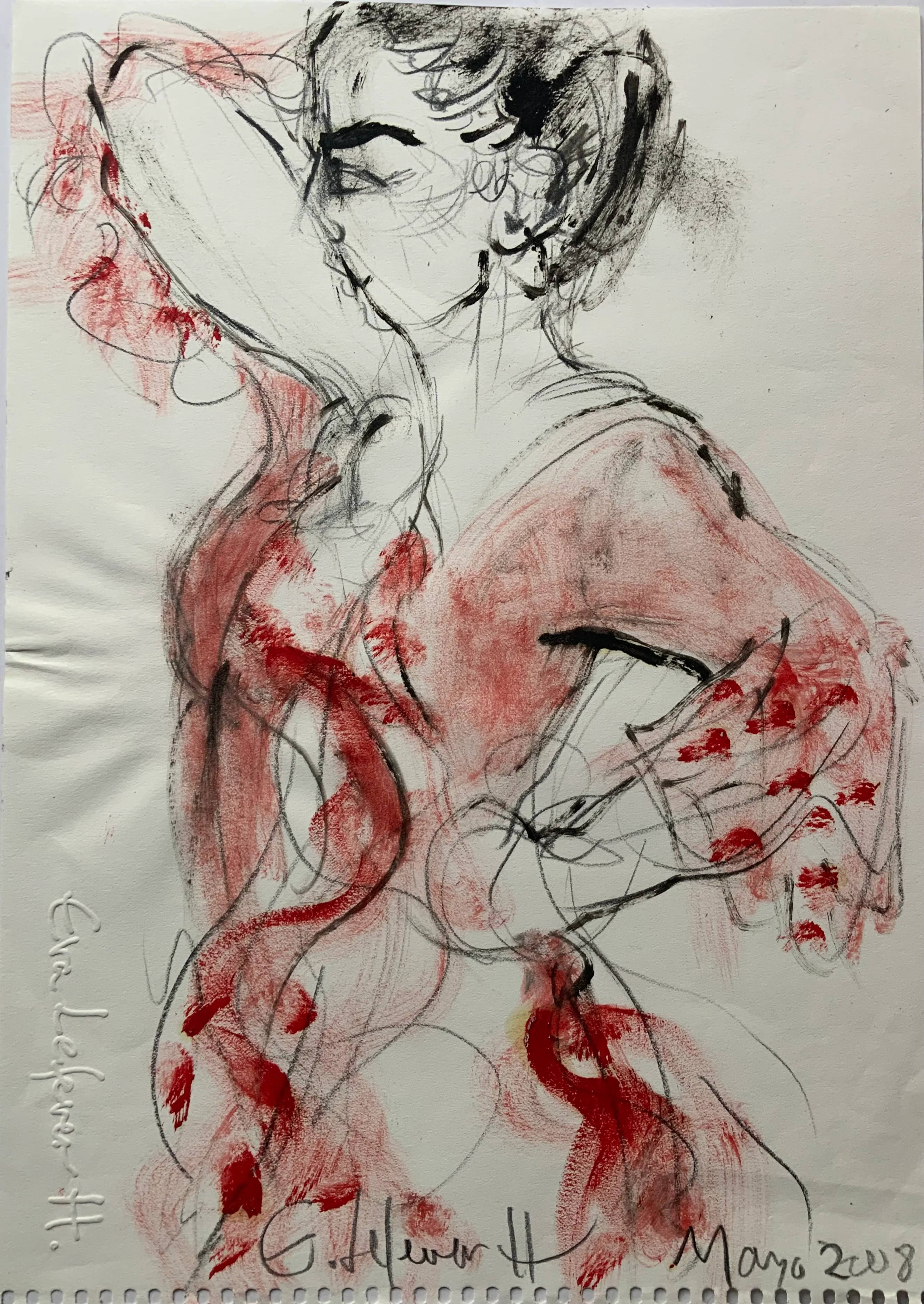 Obra "El flamenco de Natalia VIII" de Eva Lefever