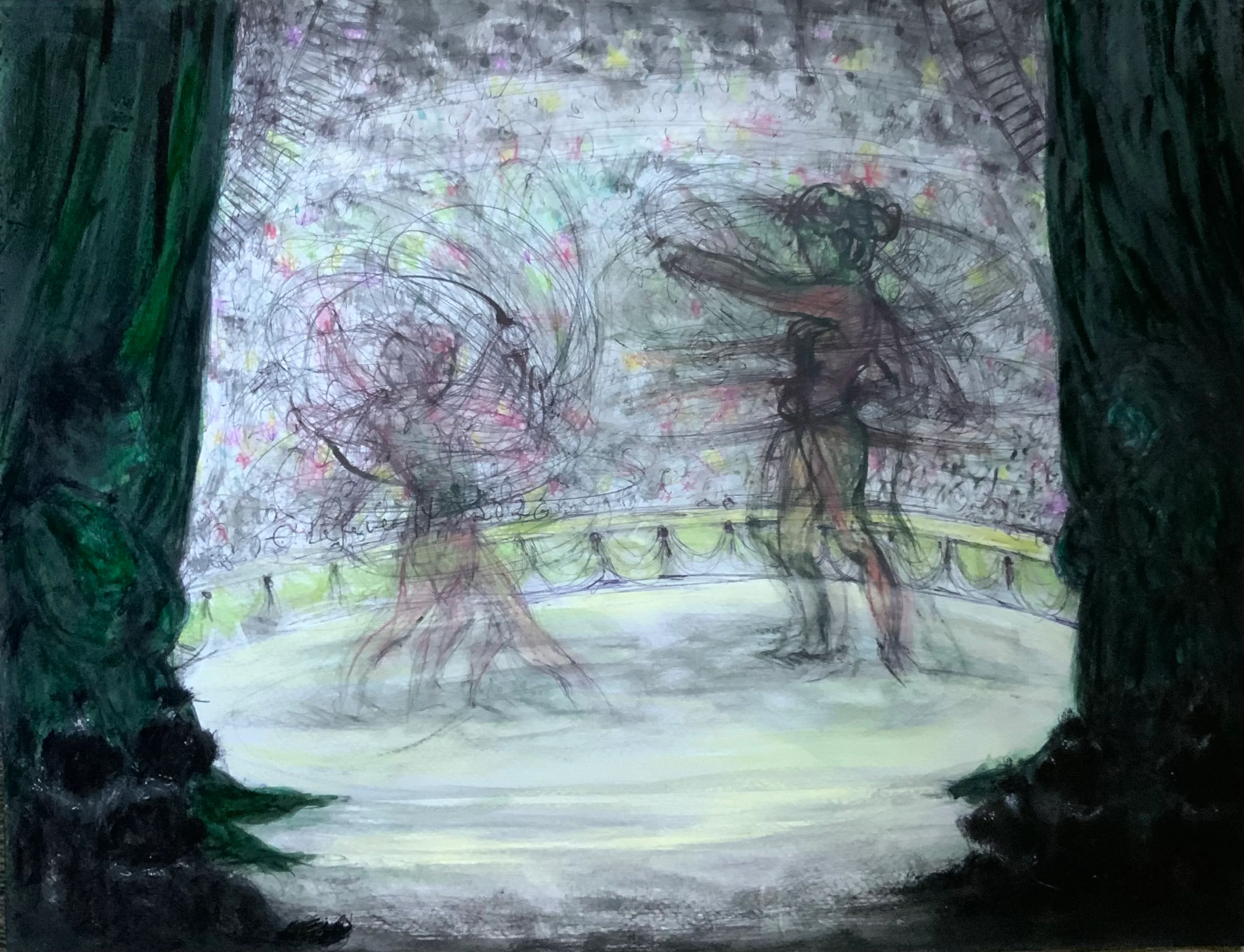 Obra "El movimiento de los aros" de Eva Lefever