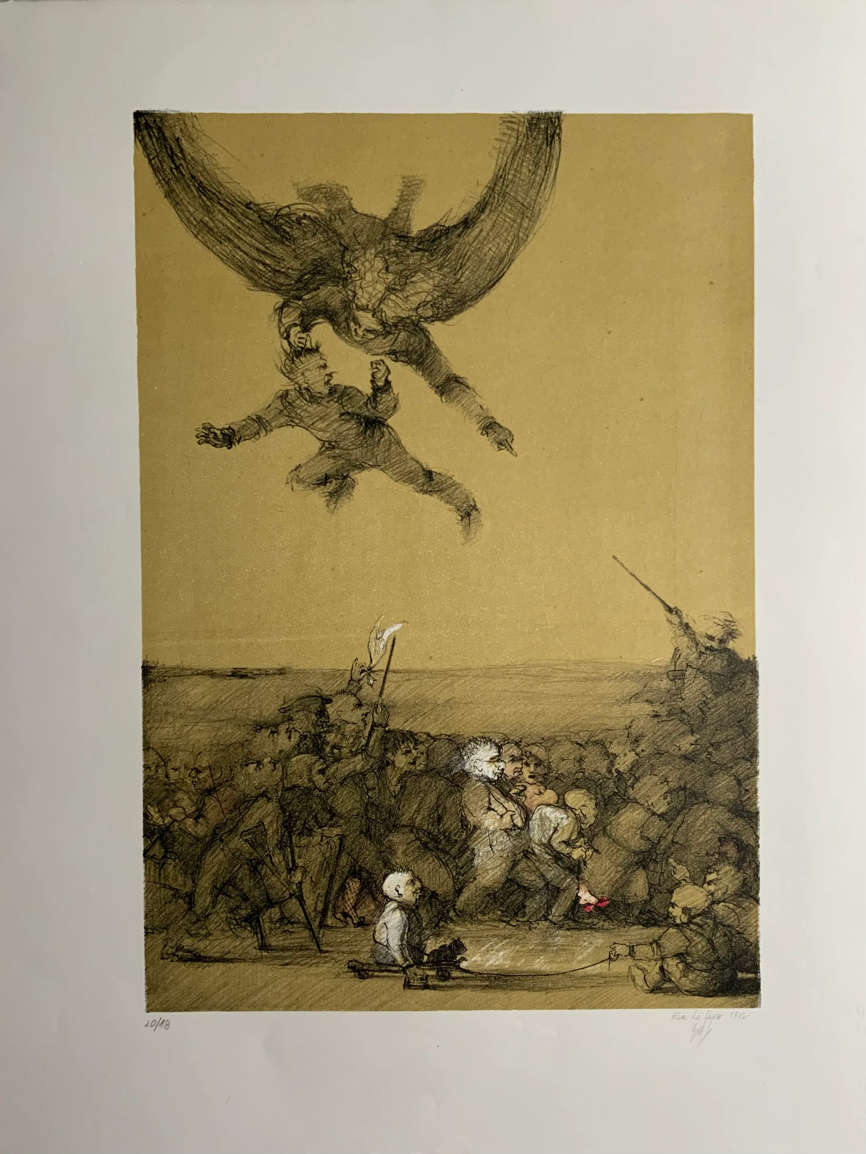 Obra "El rebelde" de Eva Lefever