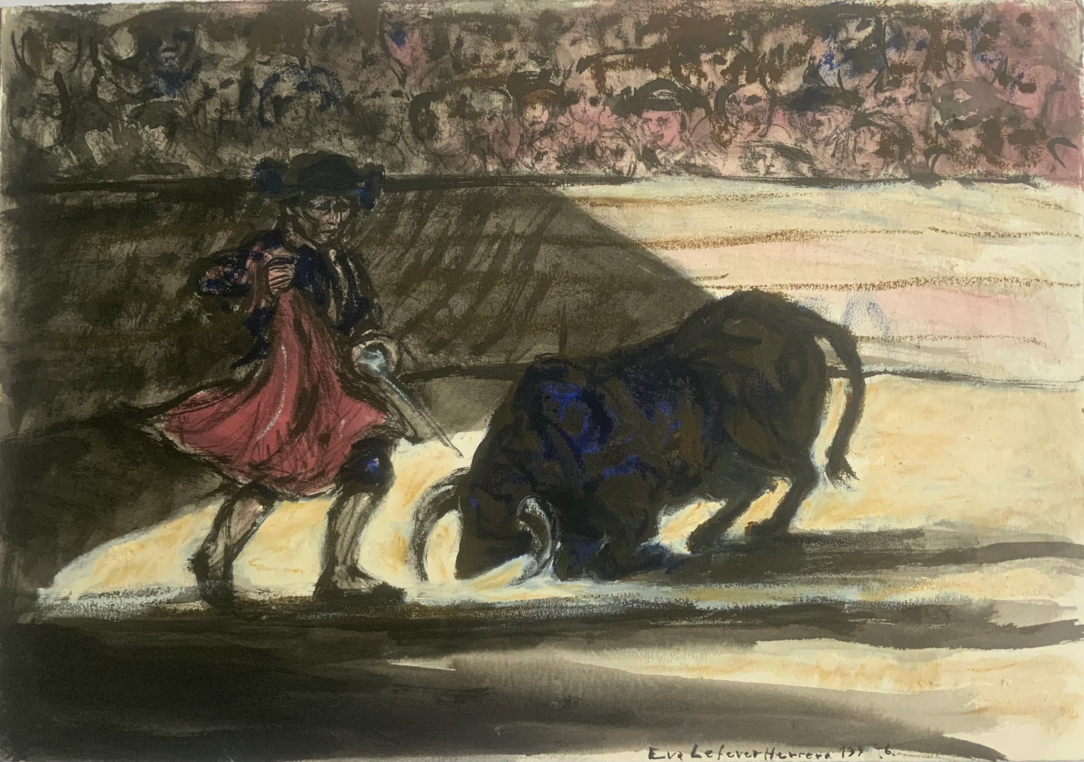 Obra "En el ruedo II" de Eva Lefever