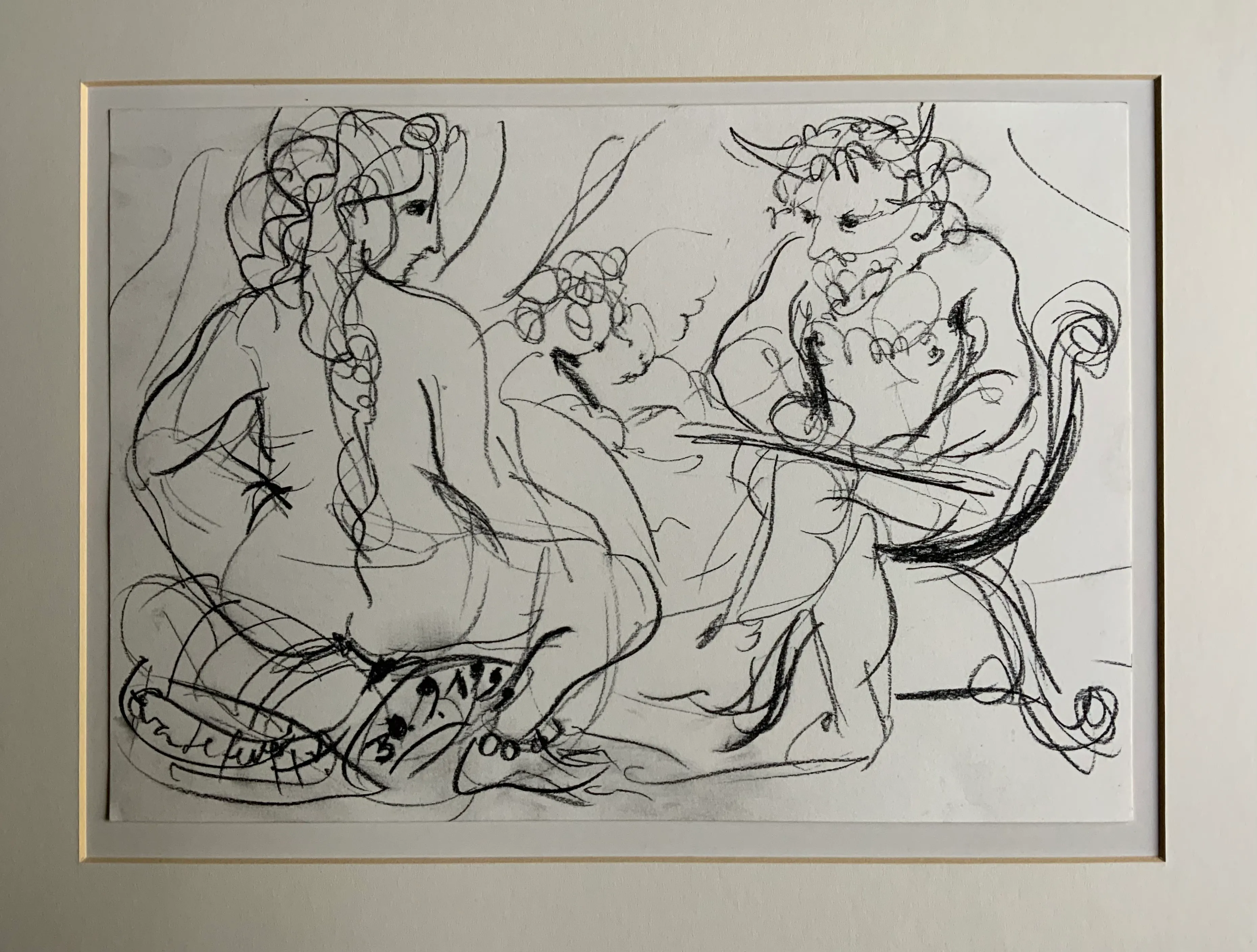 Obra "En el taller II" de Eva Lefever