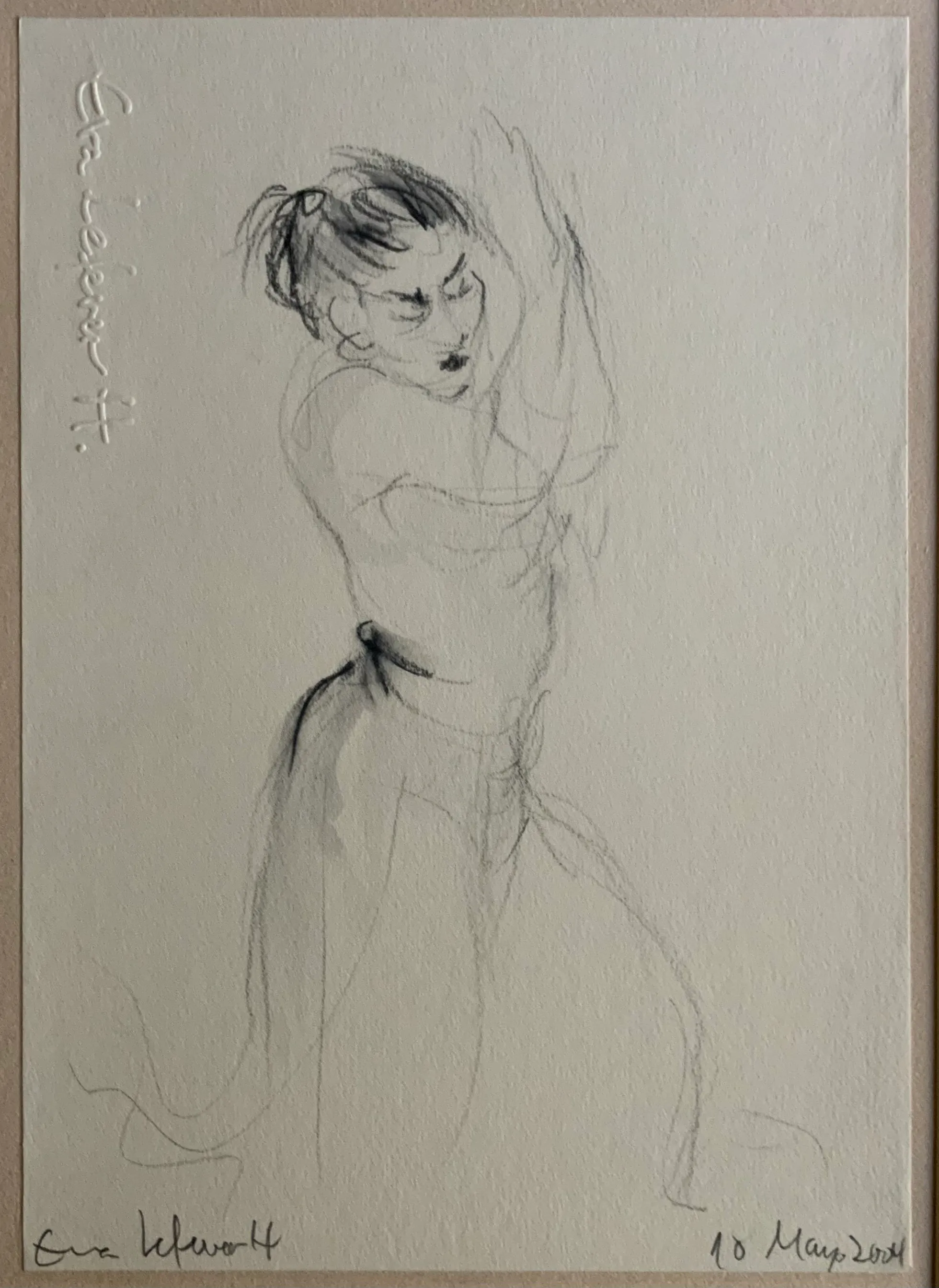 Obra "Ensayo de baile flamenco I" de Eva Lefever