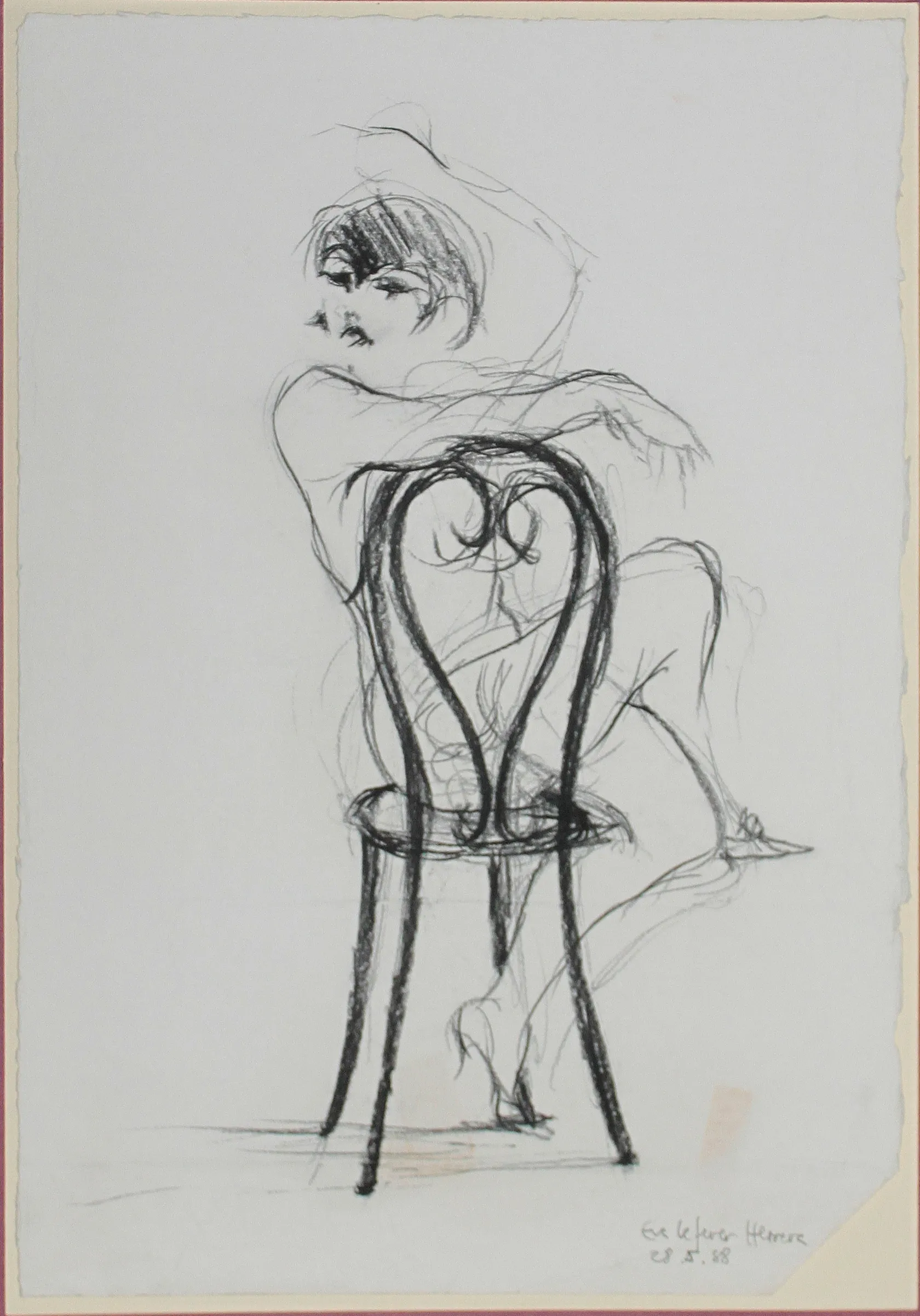 Obra "Ensayo de la protagonista I" de Eva Lefever