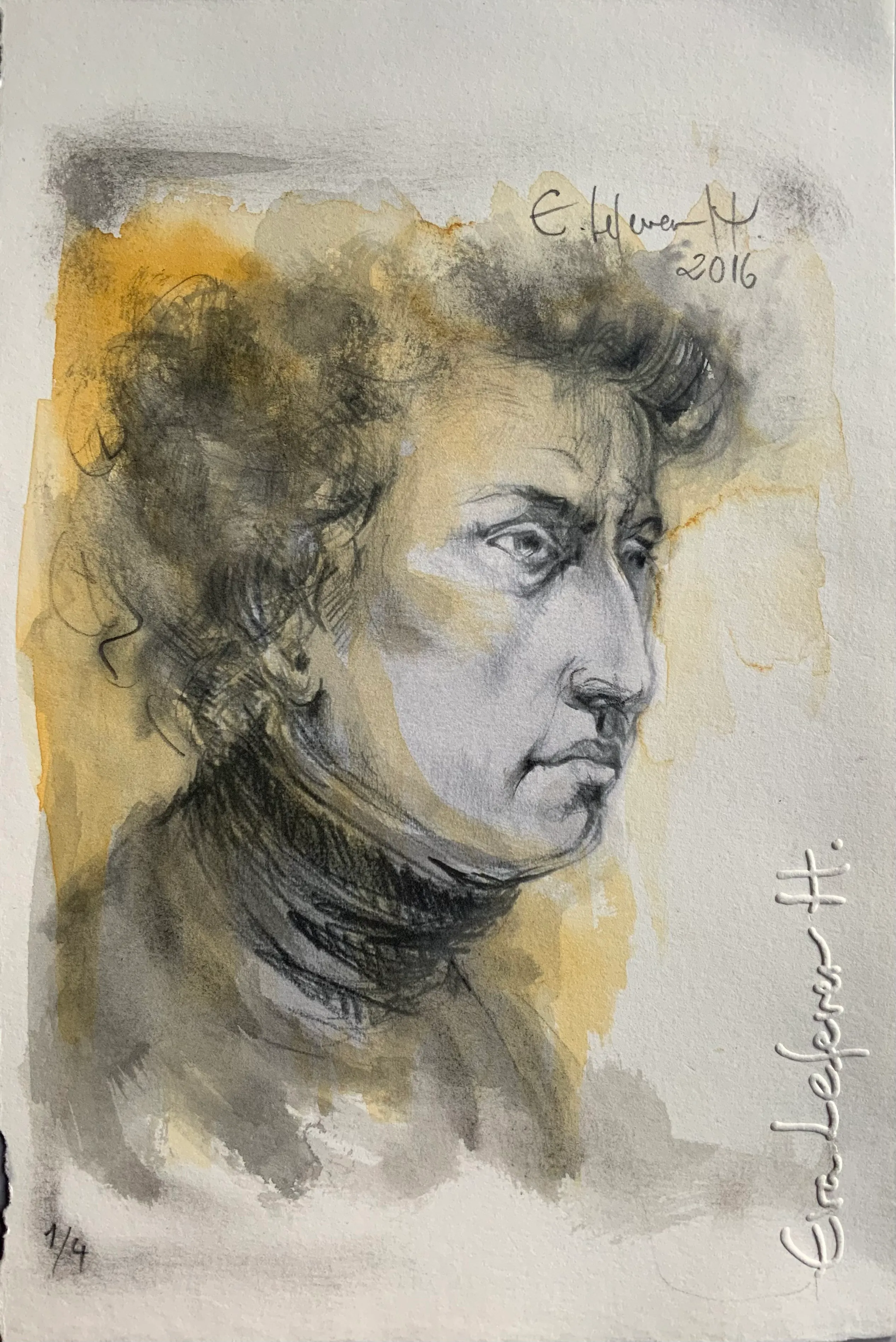 Obra "Frédéric Chopin I" de Eva Lefever
