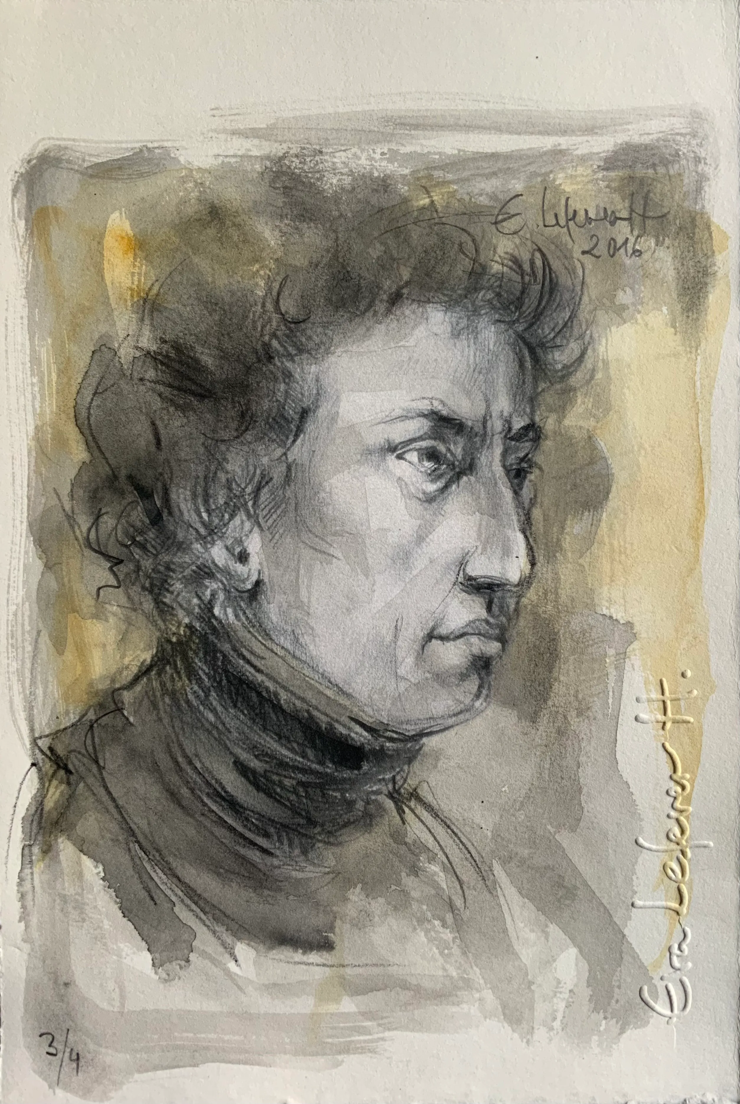 Obra "Frédéric Chopin III" de Eva Lefever