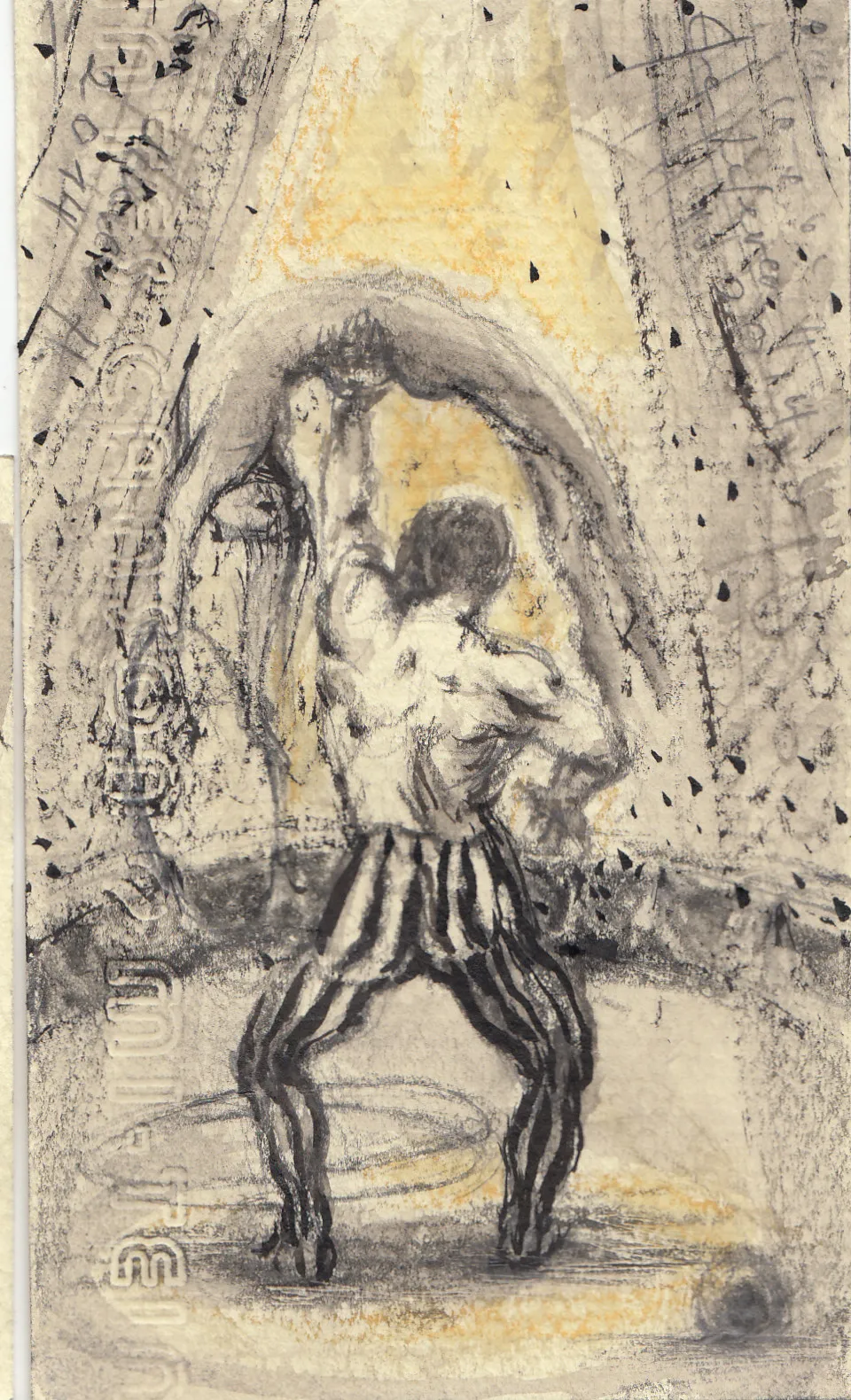 Obra "Hombre fuerte I" de Eva Lefever
