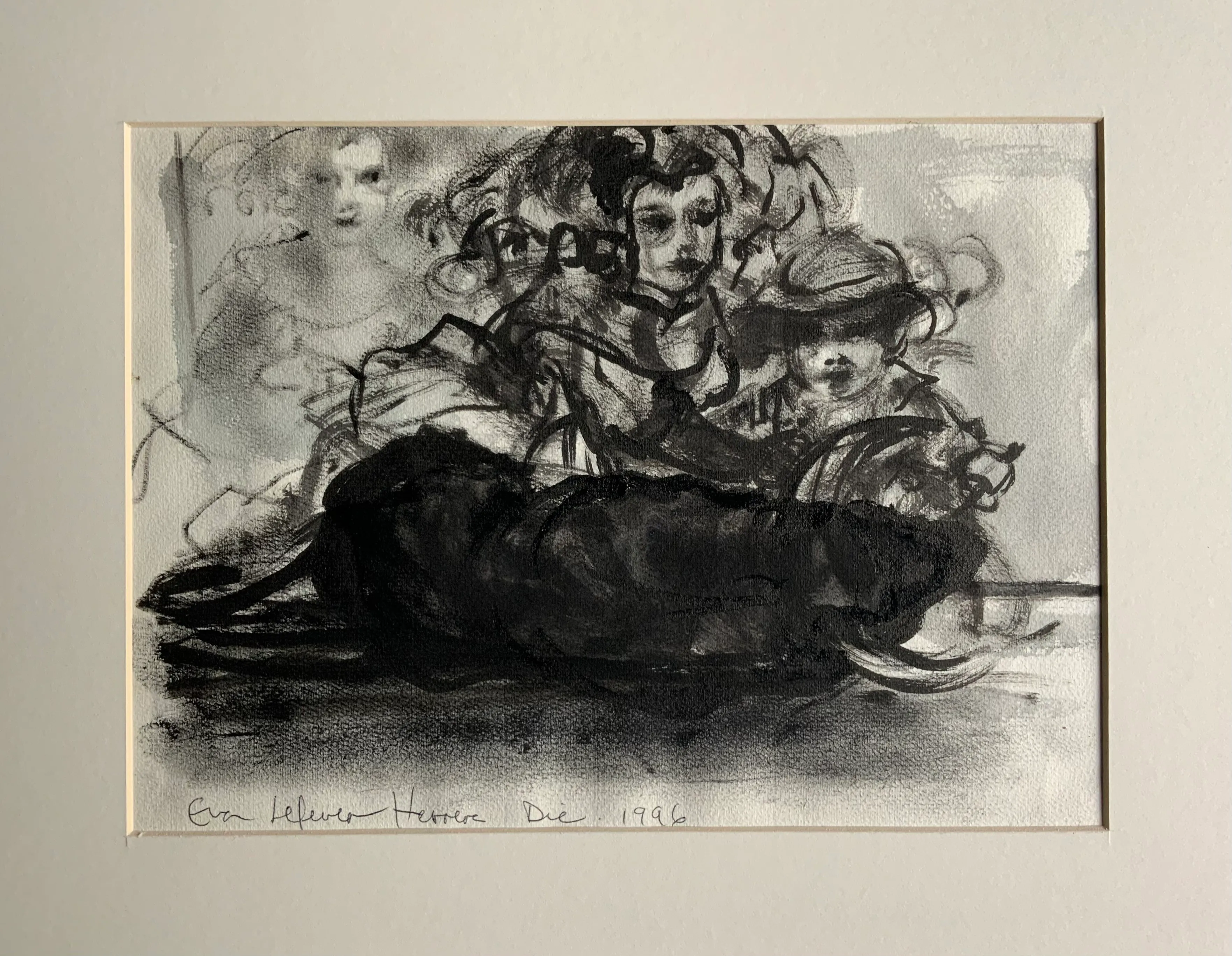 Obra "Infantas y toro muerto" de Eva Lefever