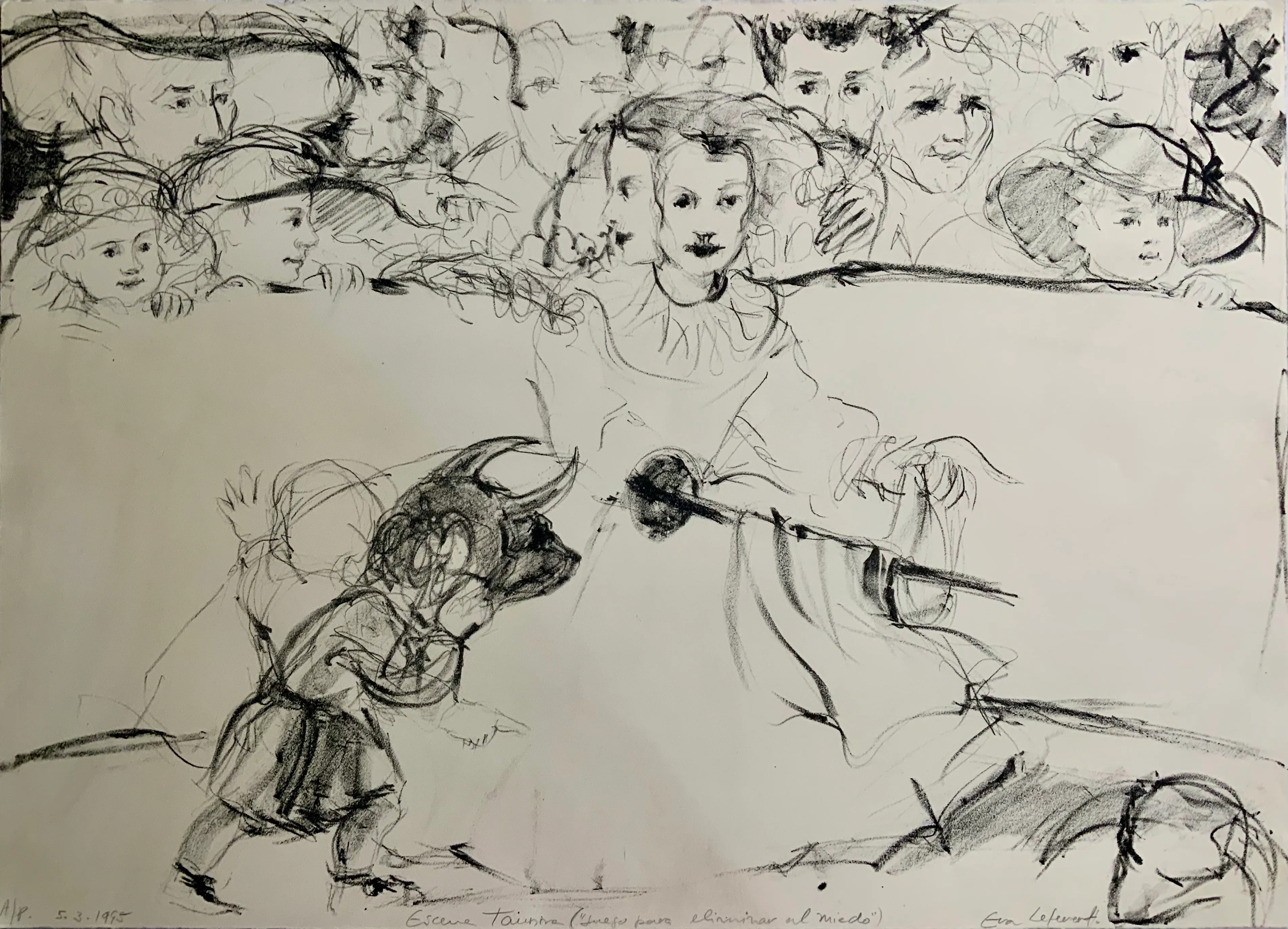 Obra "Juego para espantar al miedo" de Eva Lefever
