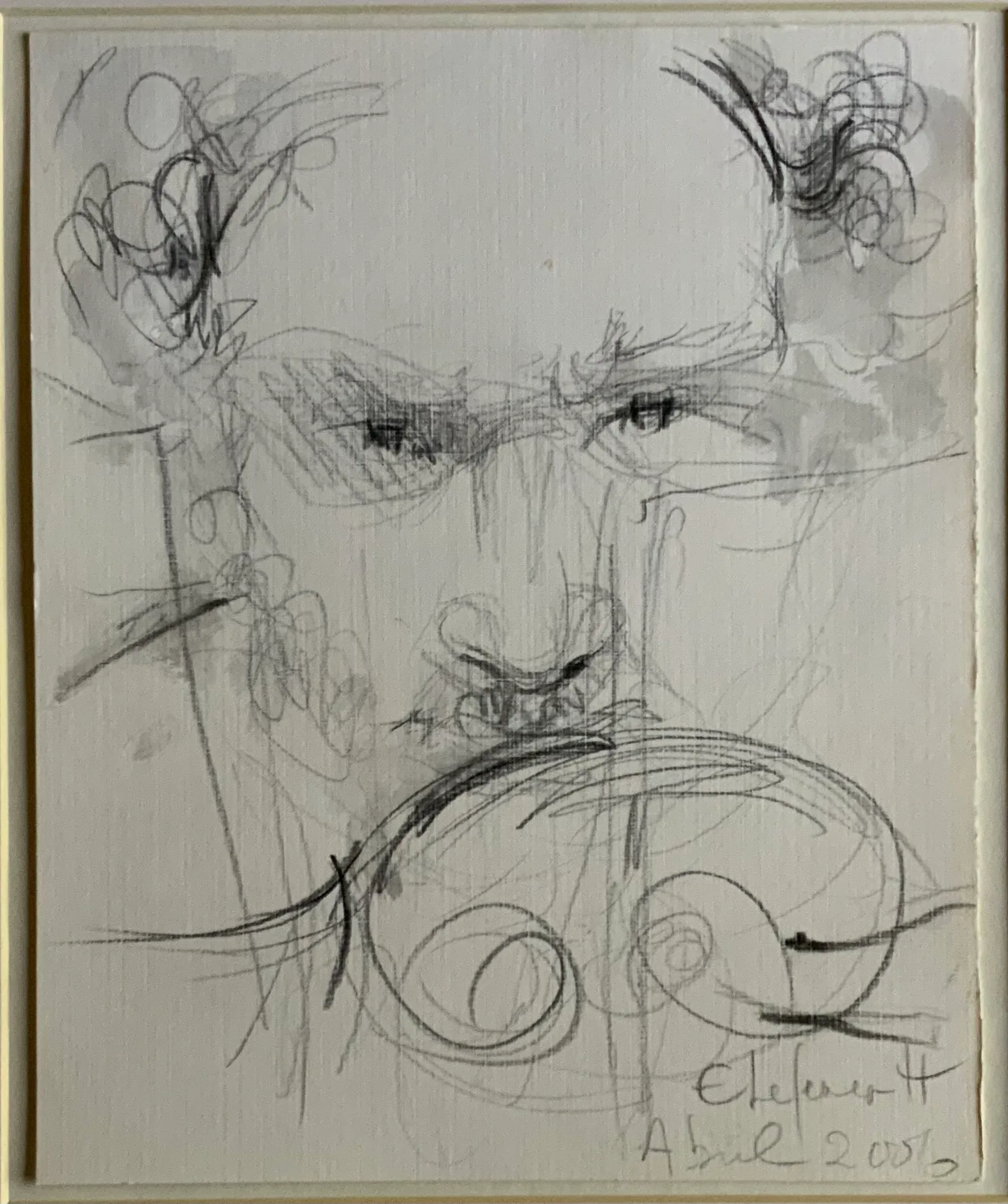 Obra "Luis Alberto Latorre en un ensayo de concierto en la Sala Shostakovich II" de Eva Lefever