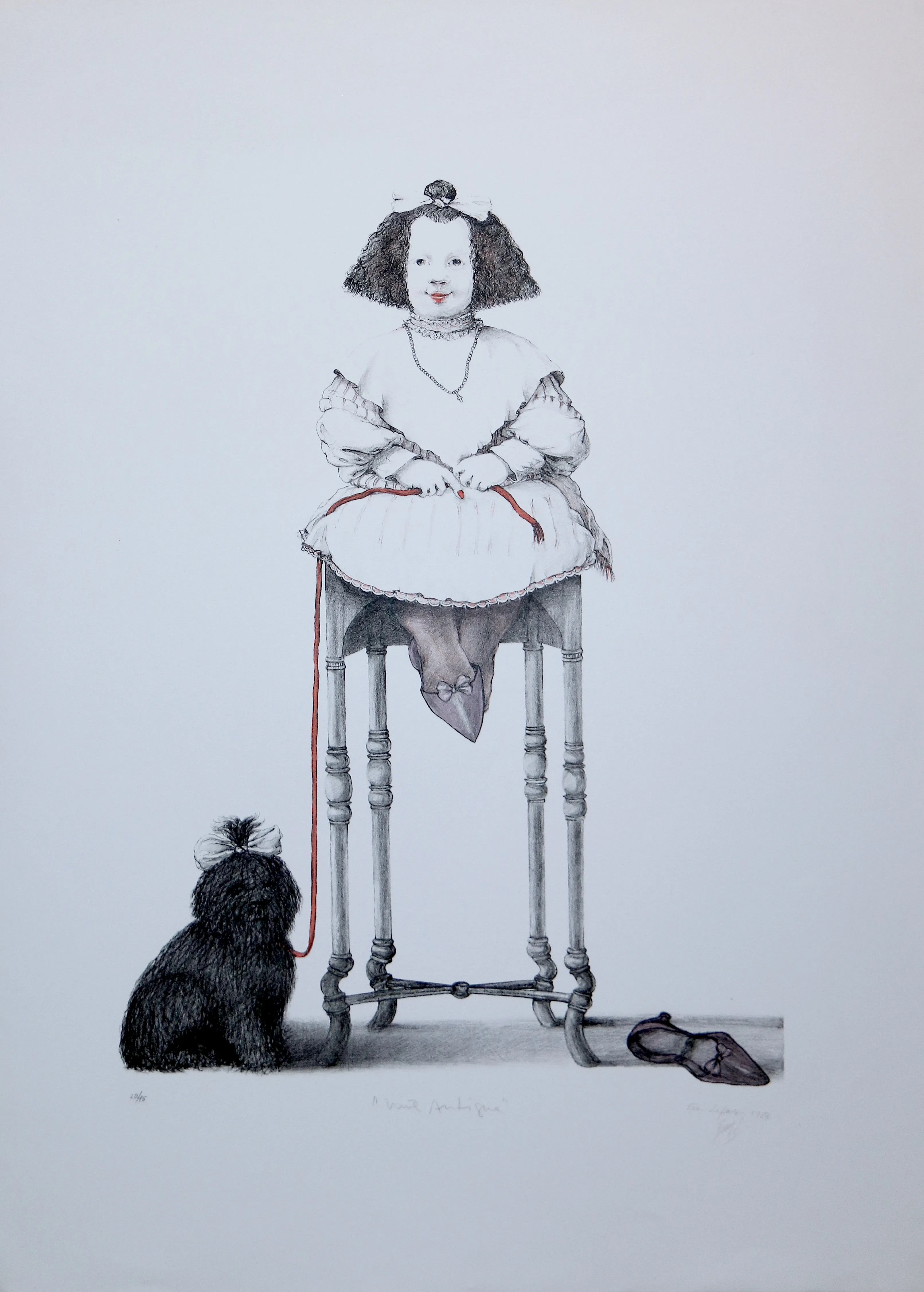 Obra "Niña antigua" de Eva Lefever