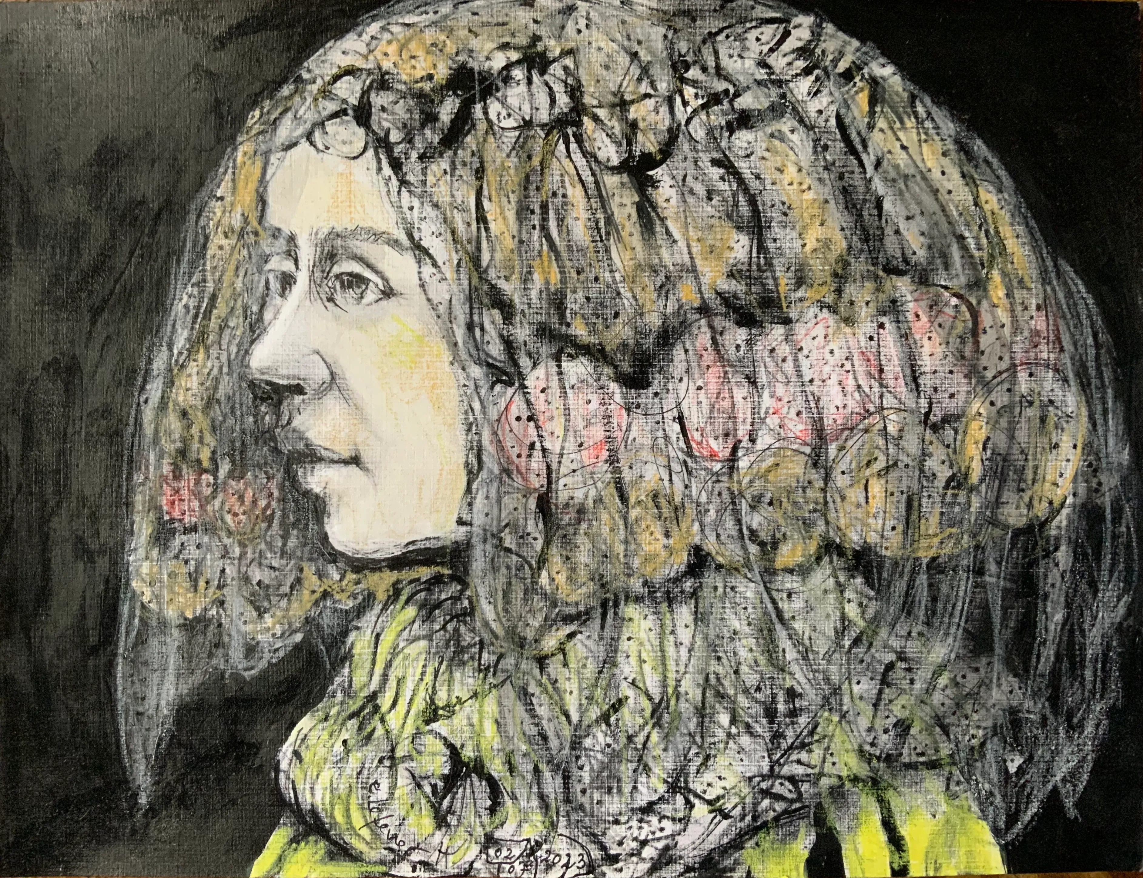 Obra "Novia española" de Eva Lefever