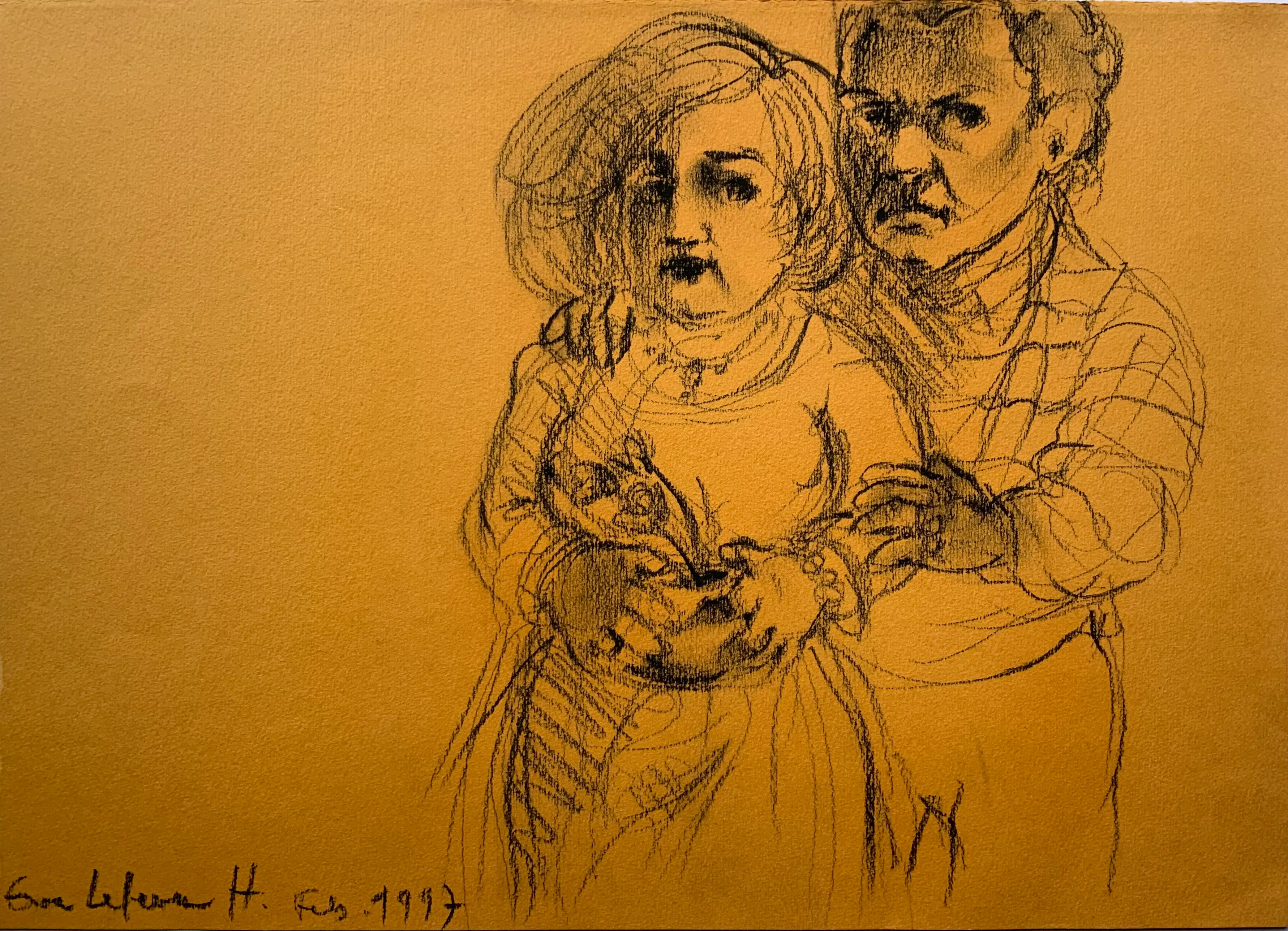 Obra "Pareja de enanos II" de Eva Lefever