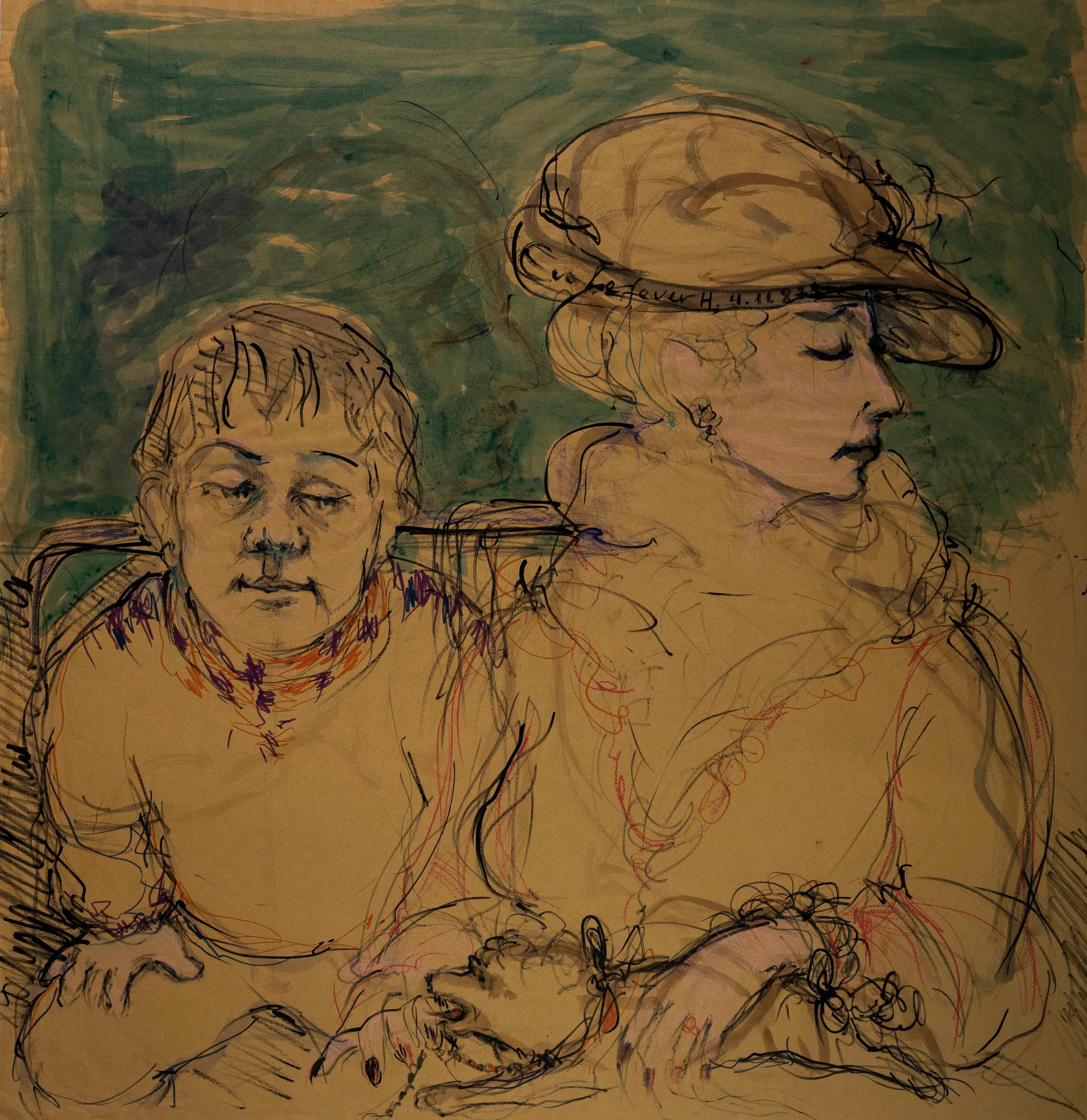 Obra "Paseando a Fifí" de Eva Lefever