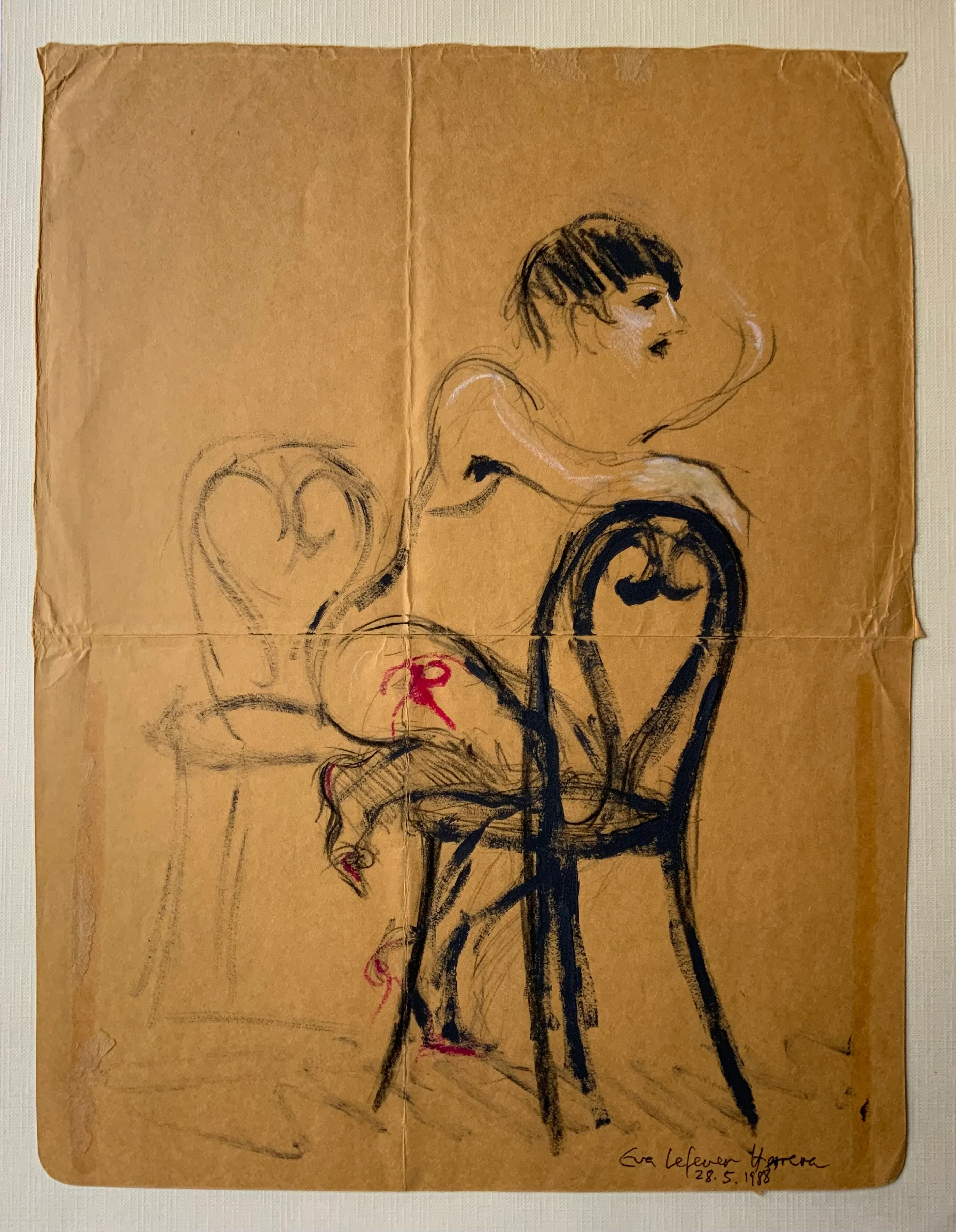 Obra "Pausa en el baile" de Eva Lefever