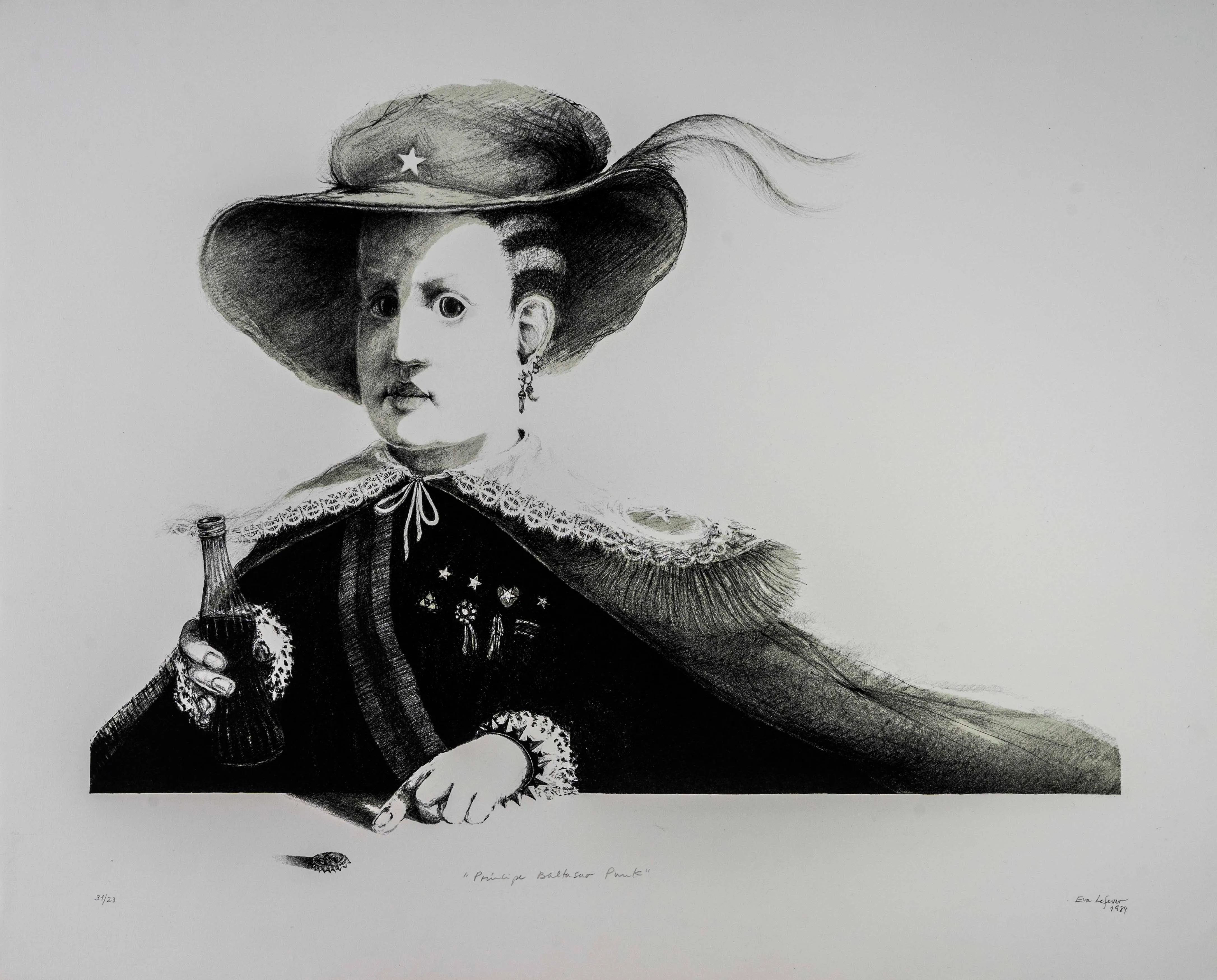 Obra "Príncipe Balthasar punk" de Eva Lefever