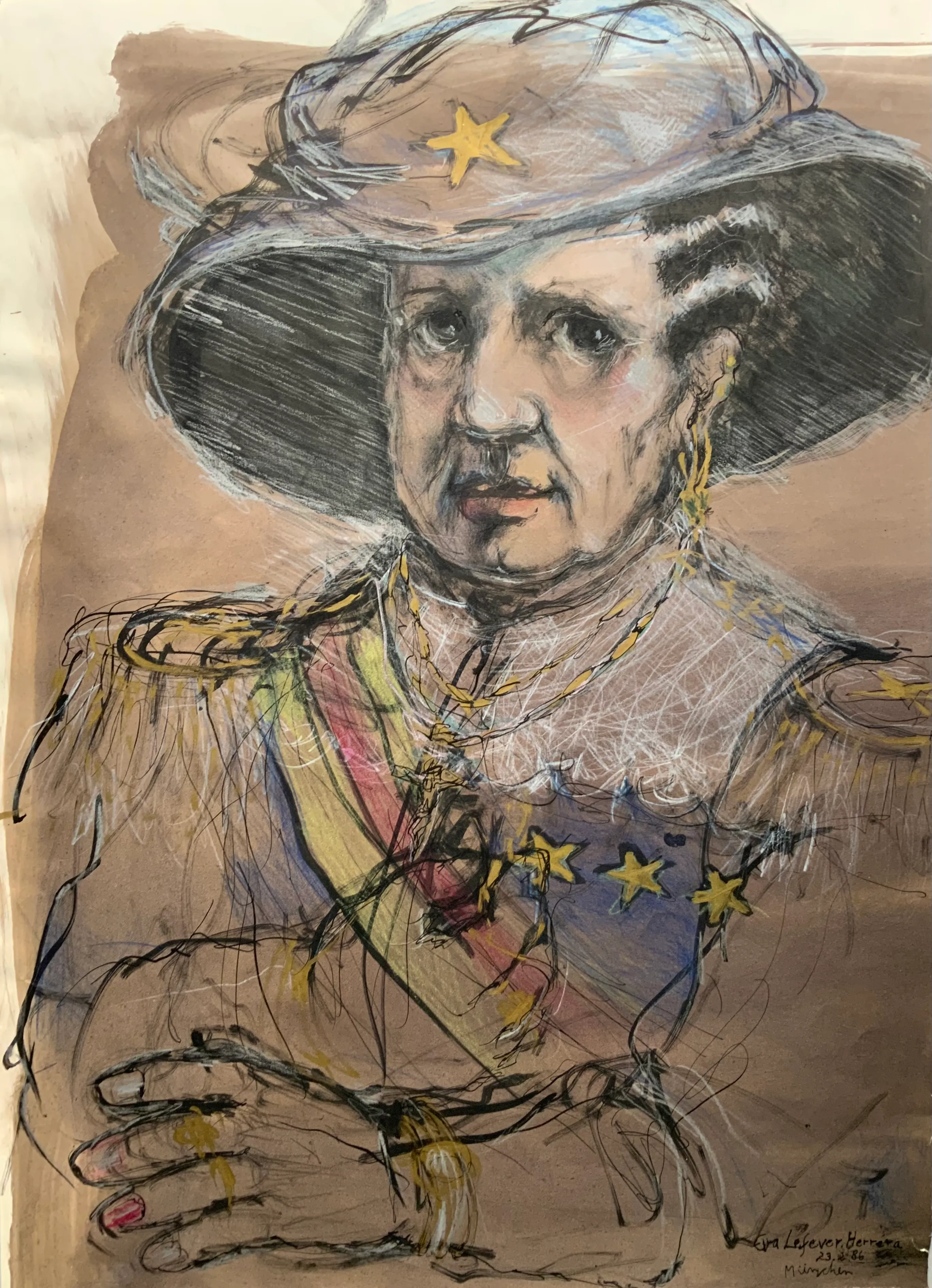 Obra "Príncipe militar punk (o "Asunto de poder")" de Eva Lefever