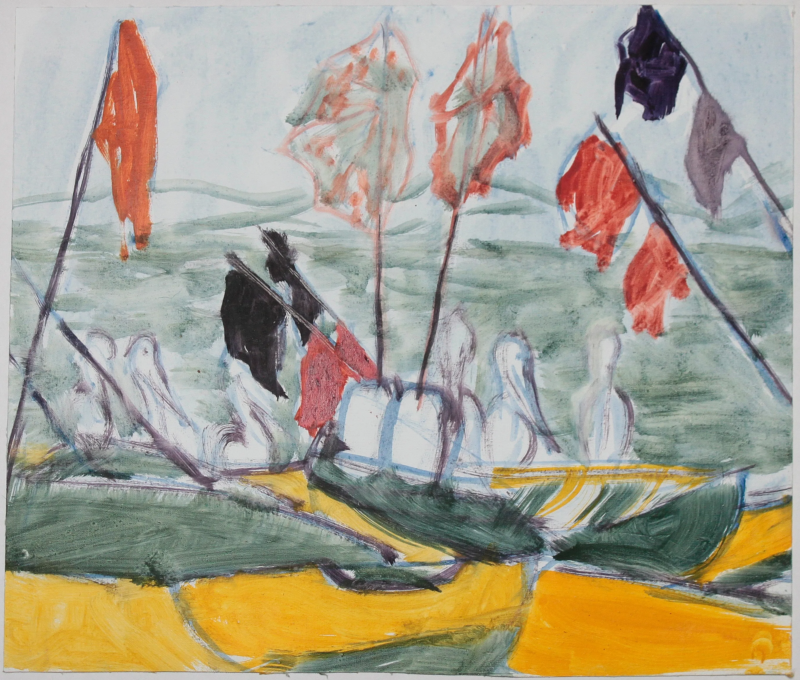 Obra "Puerto de San Antonio IV" de Eva Lefever