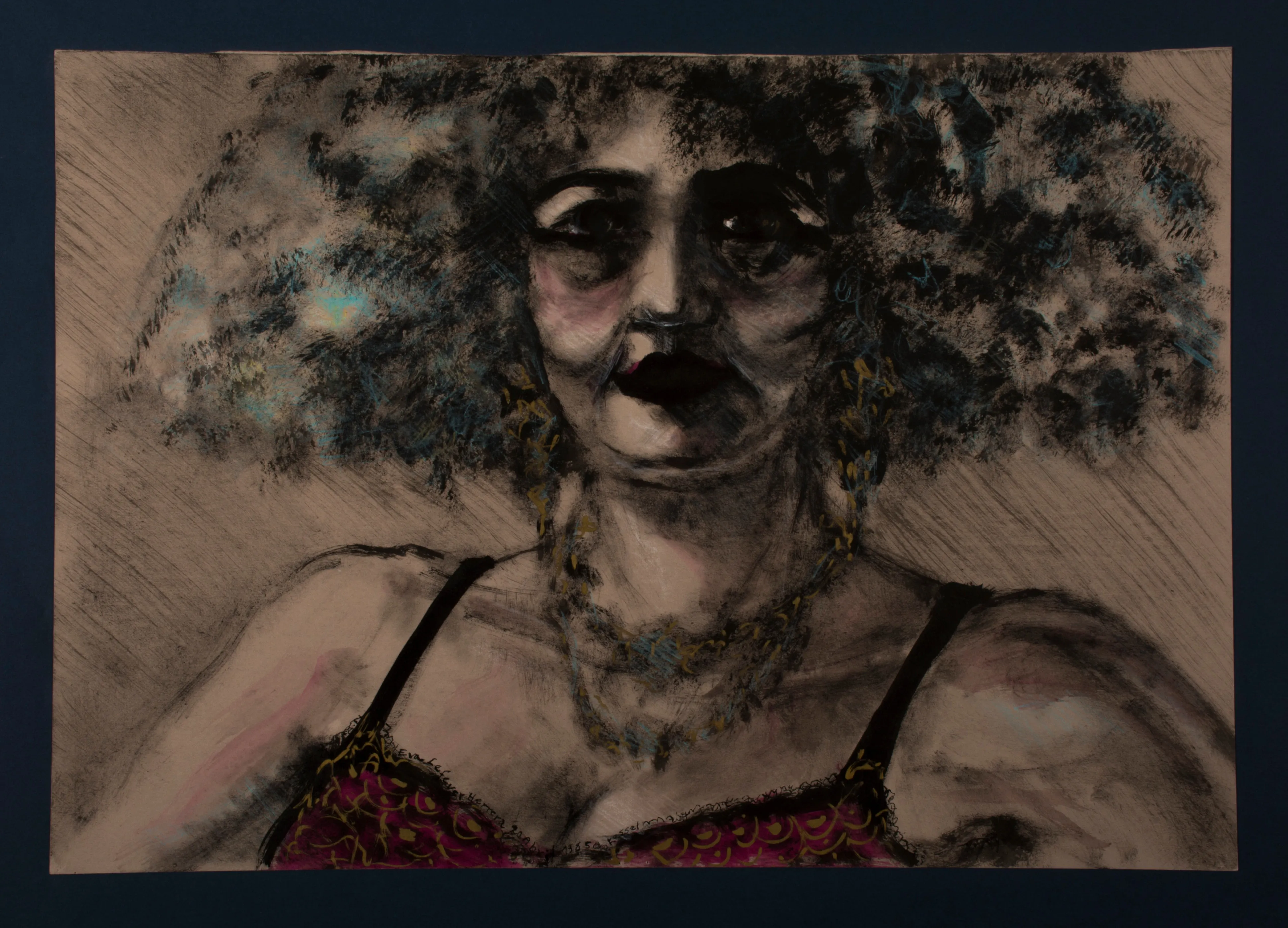Obra "Reina de la noche" de Eva Lefever