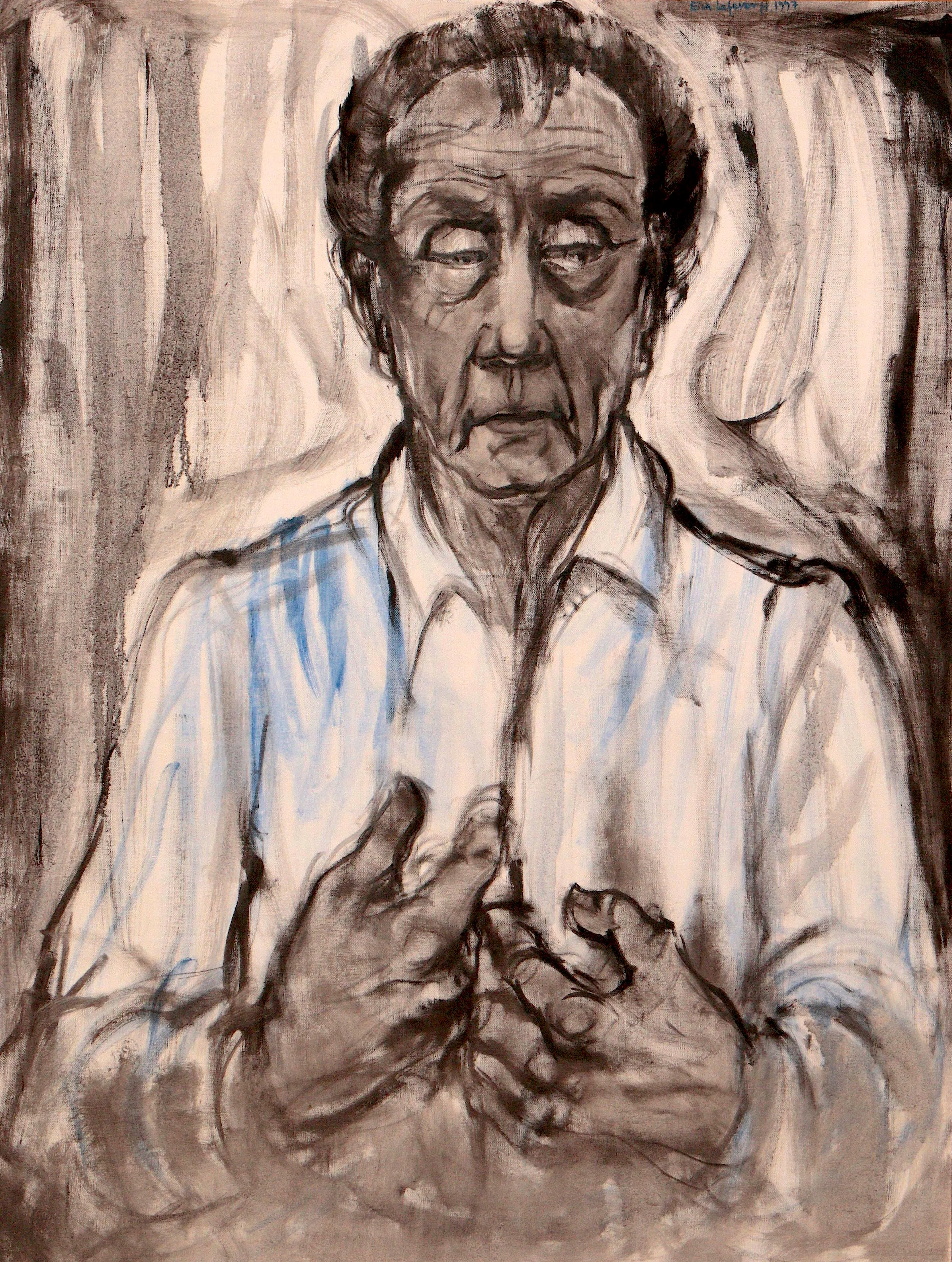Obra "Retrato de Juan Cruz I" de Eva Lefever