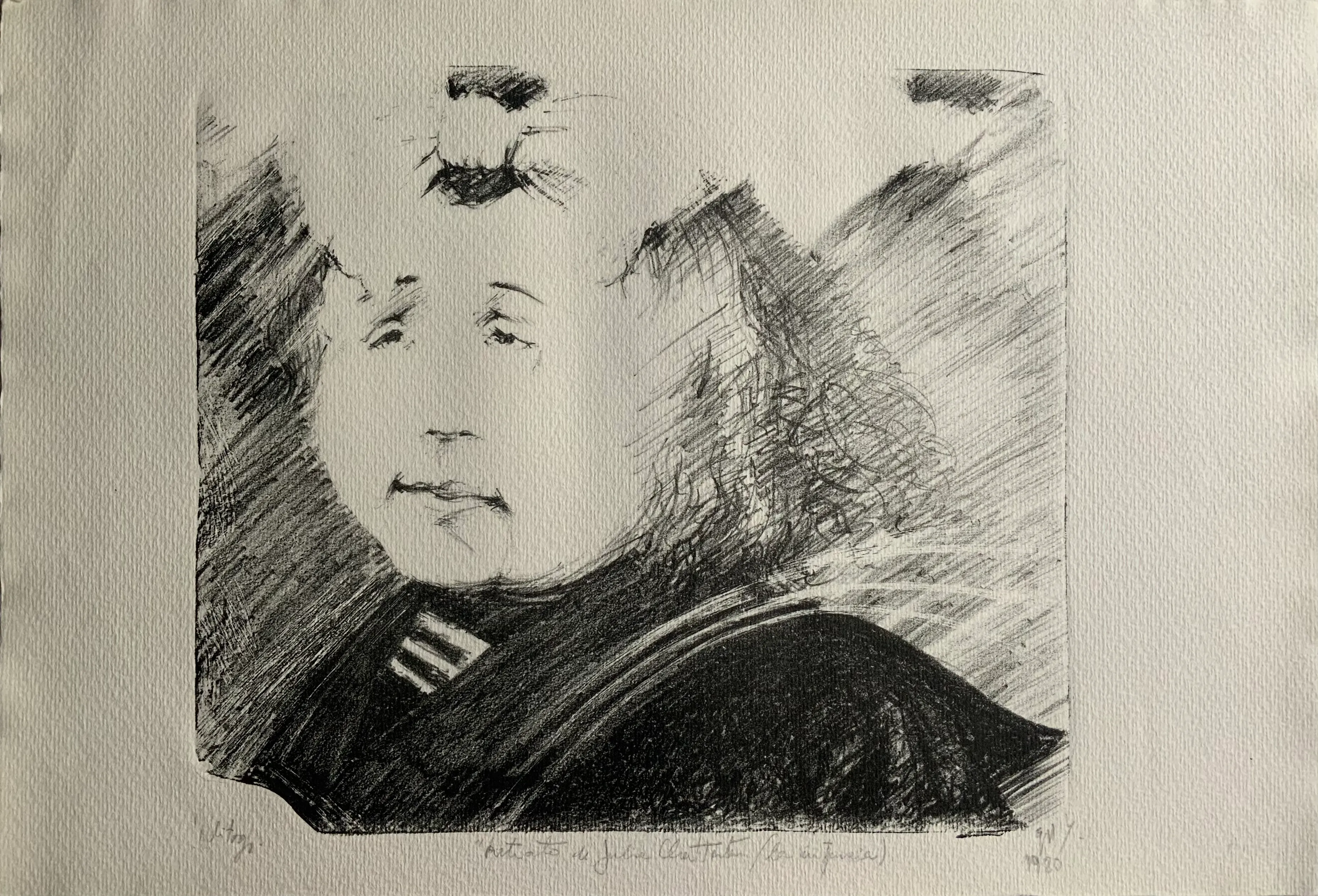 Obra "Retrato de Julia Chatterton (o "La infancia")" de Eva Lefever