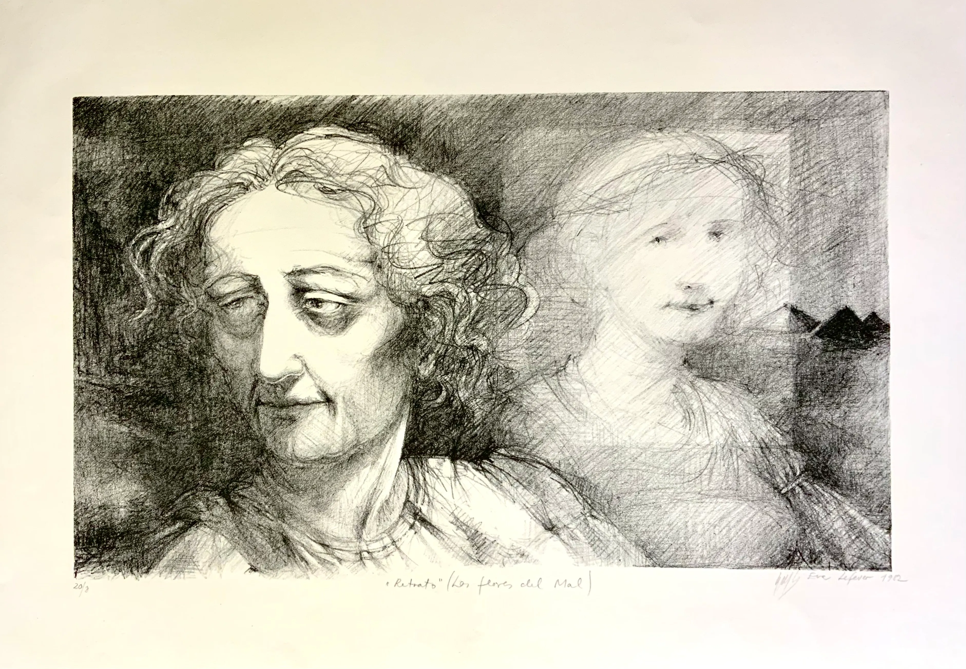 Obra "Retrato" de Eva Lefever