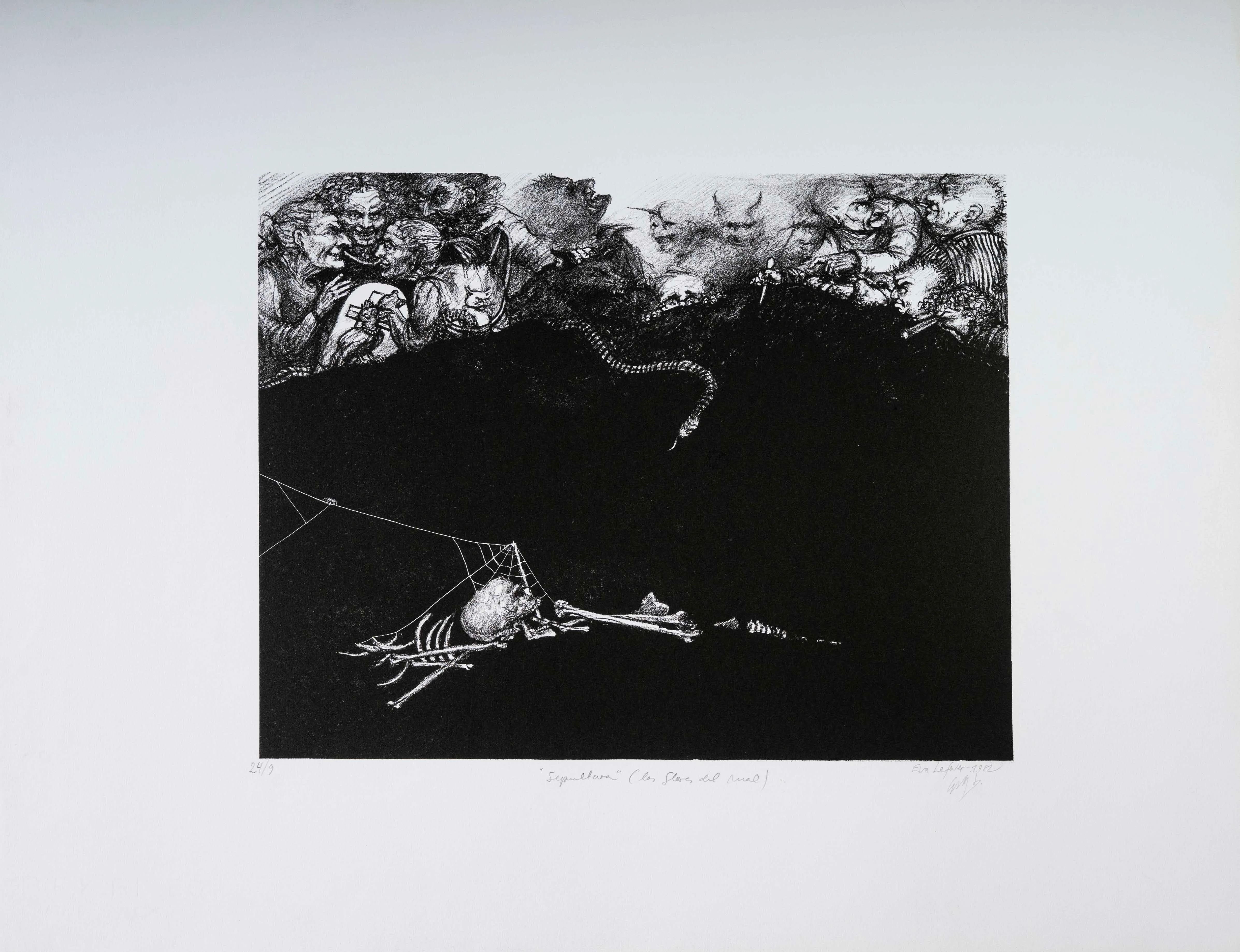 Obra "Sepultura" de Eva Lefever