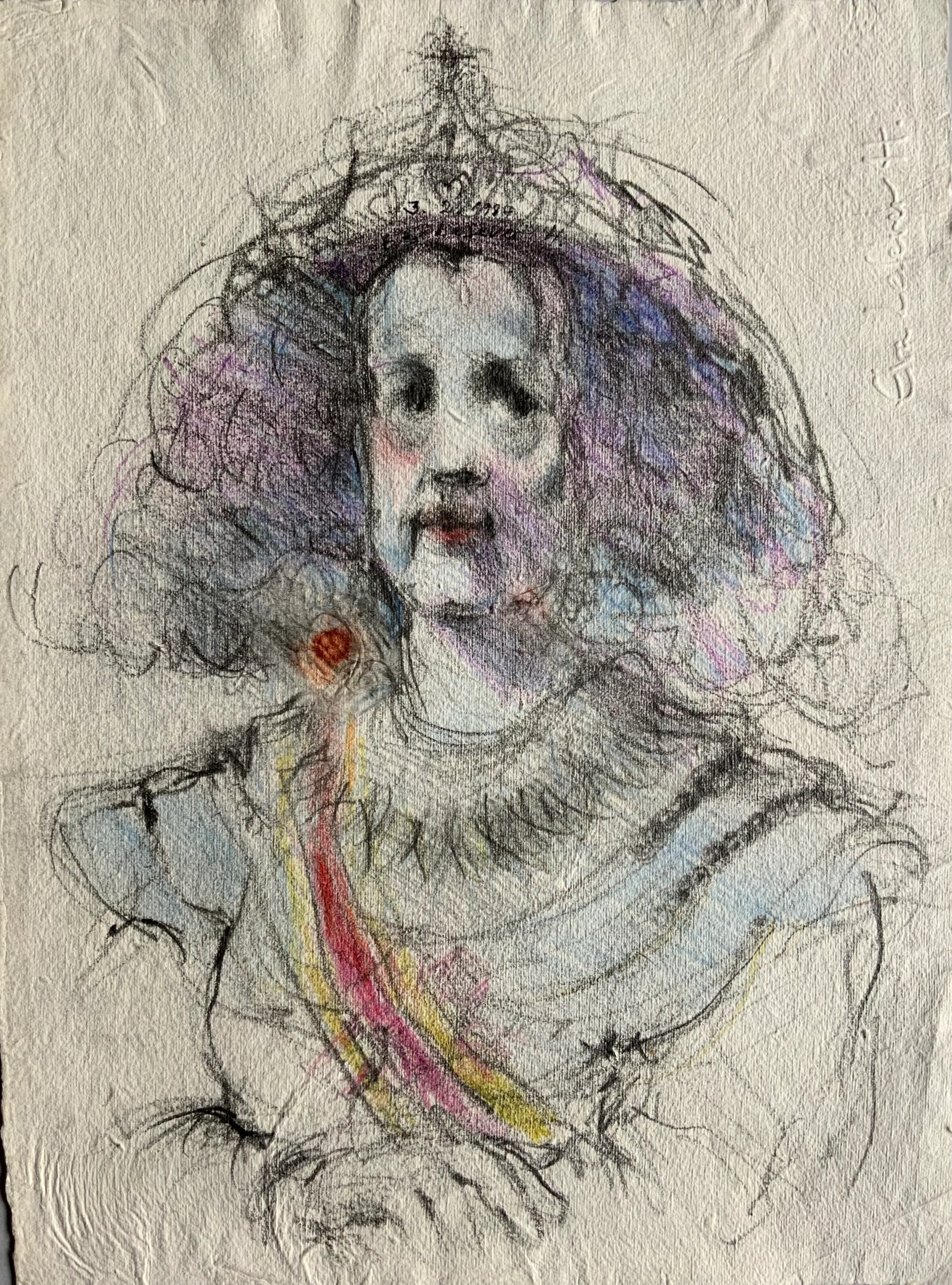 Obra "Soberana en decadencia" de Eva Lefever