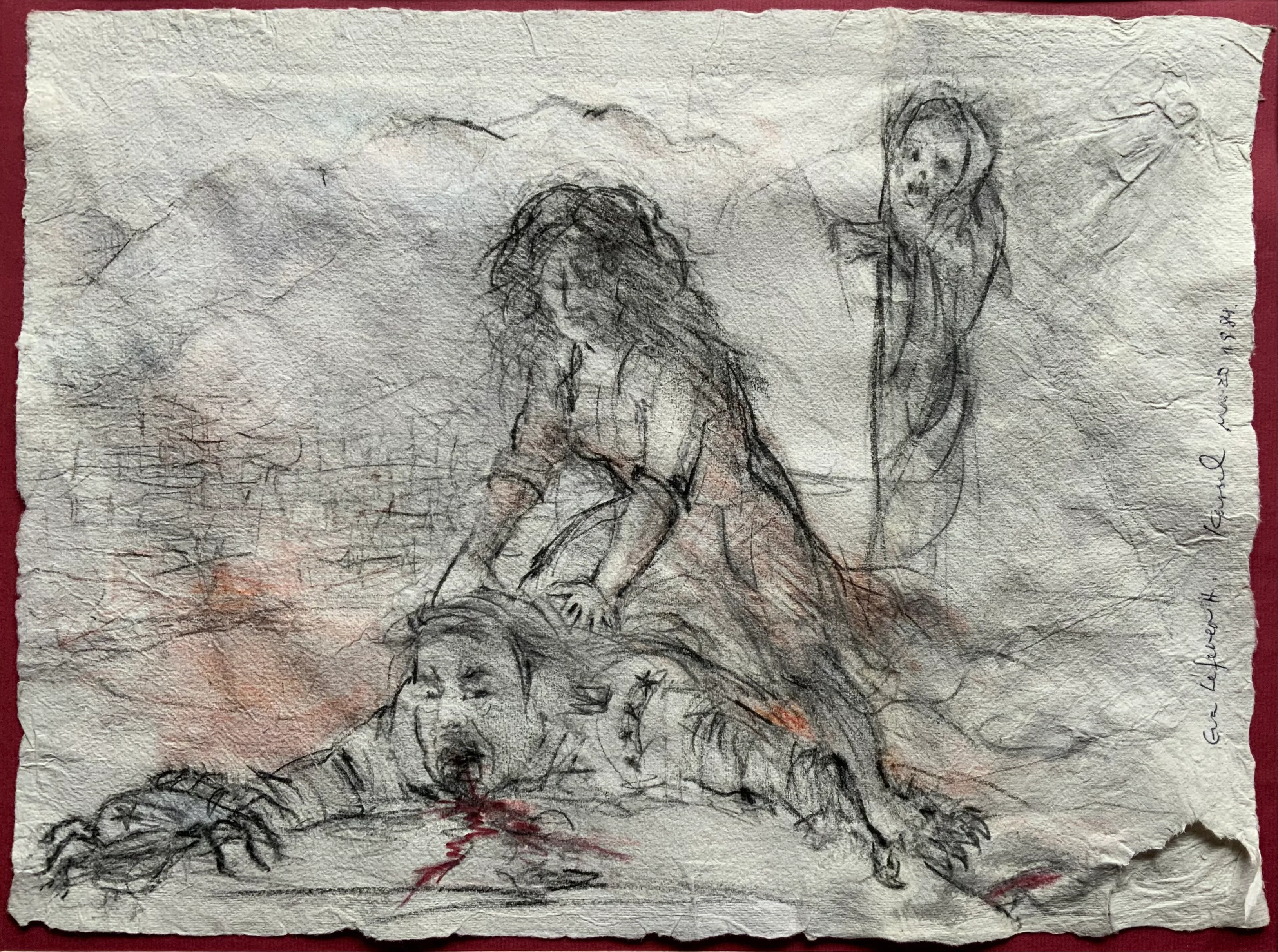 Obra "Sueño (Boceto)" de Eva Lefever