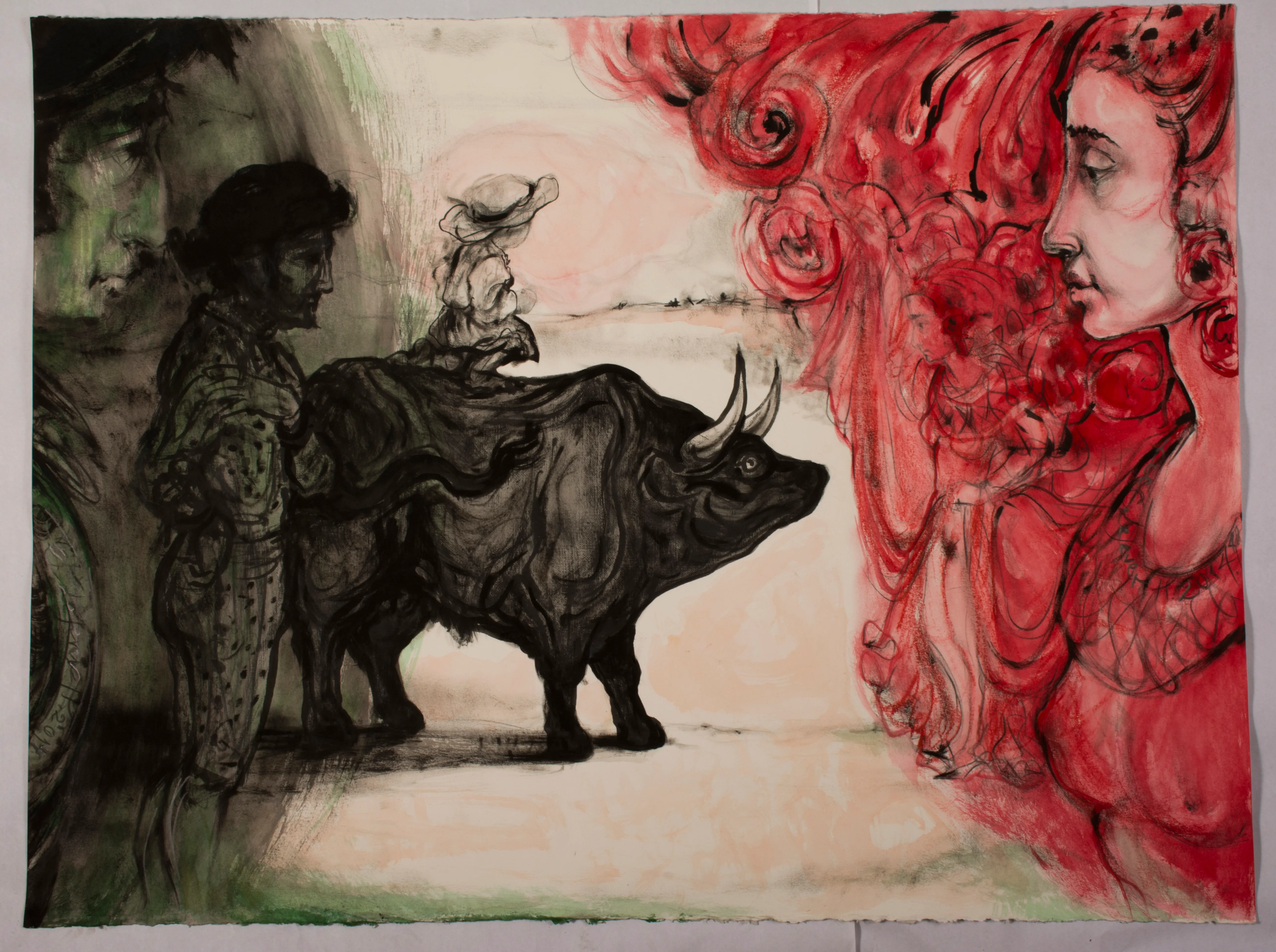 Obra "Sueño taurino" de Eva Lefever
