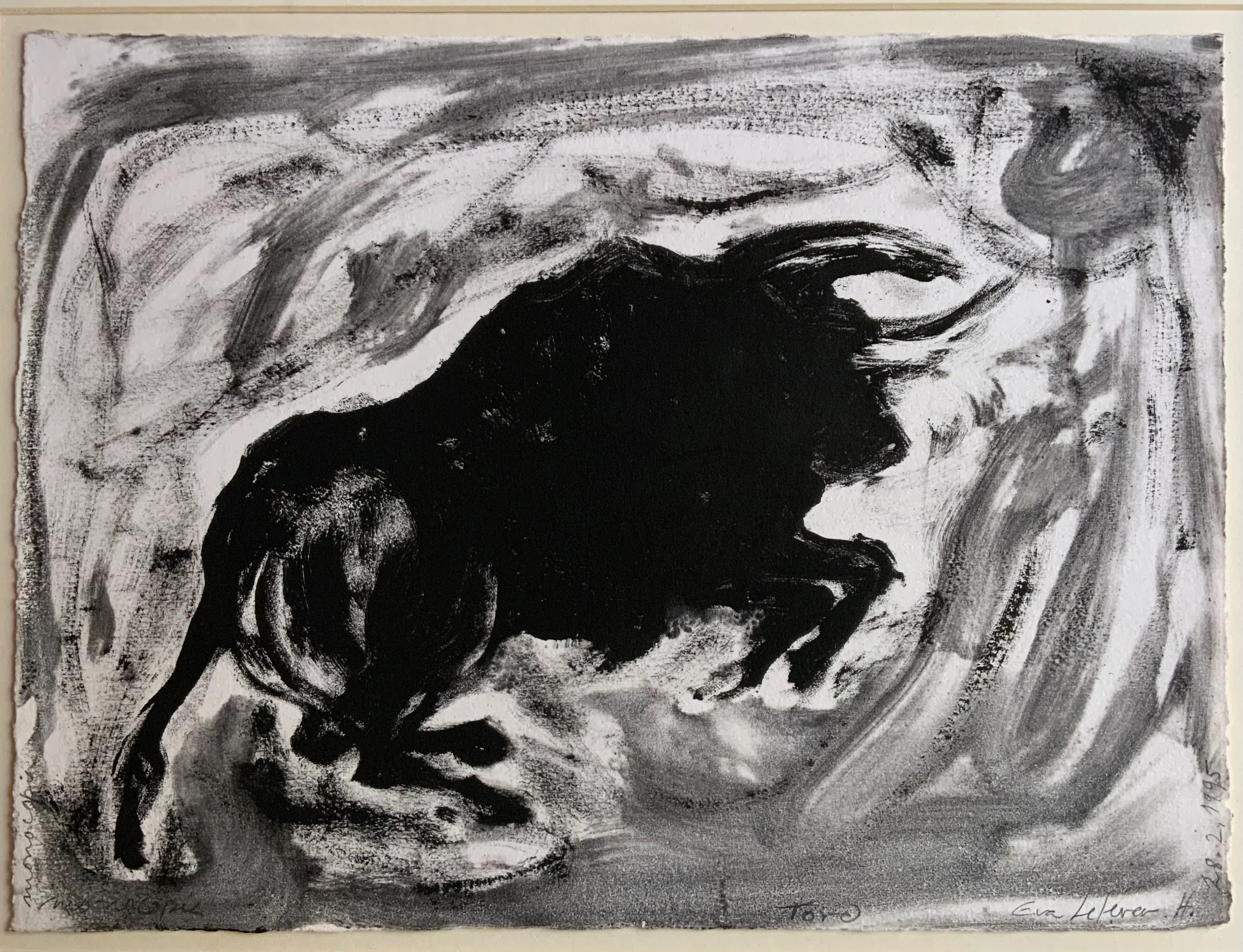 Obra "Toro II" de Eva Lefever