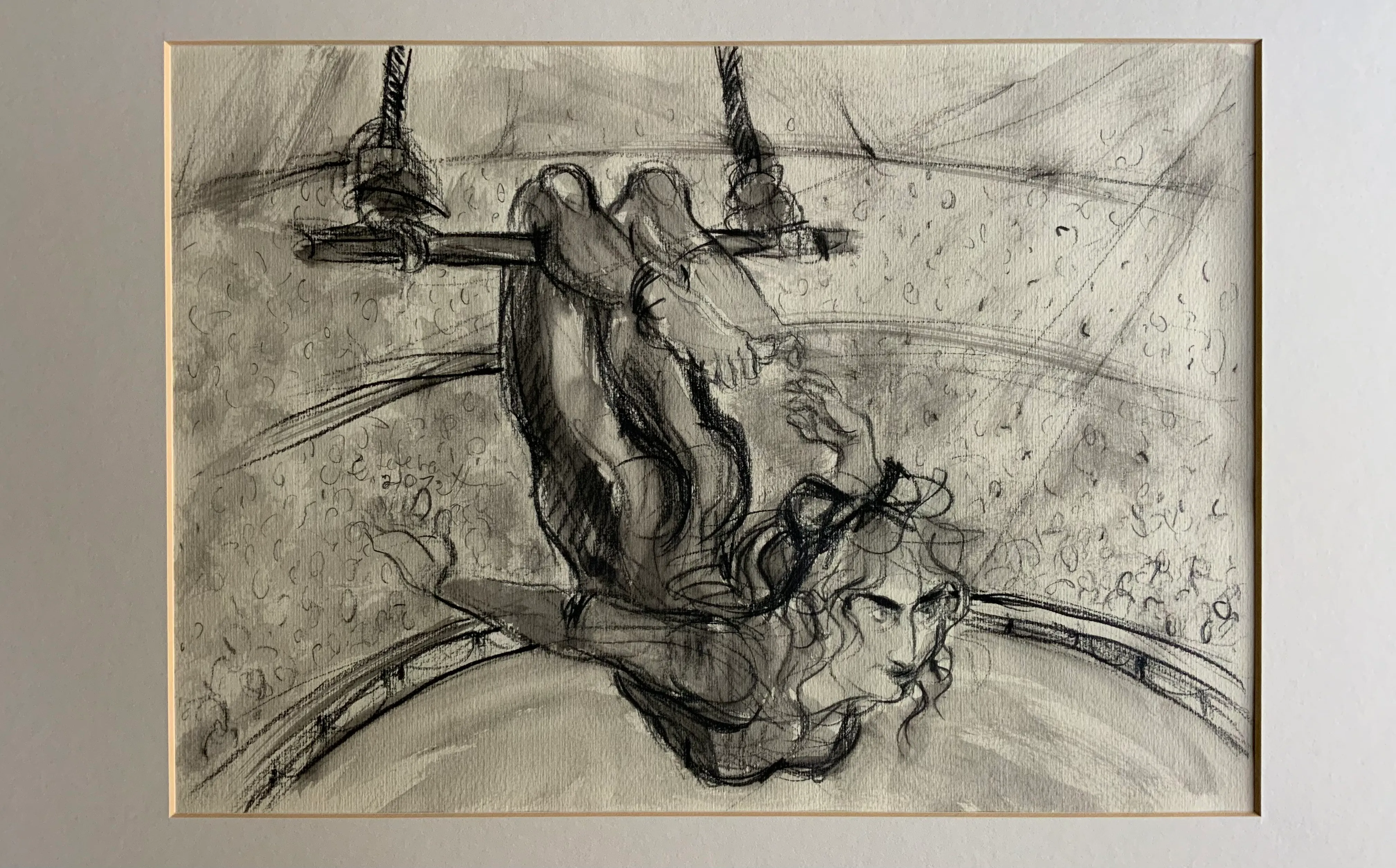 Obra "Trapecista I" de Eva Lefever