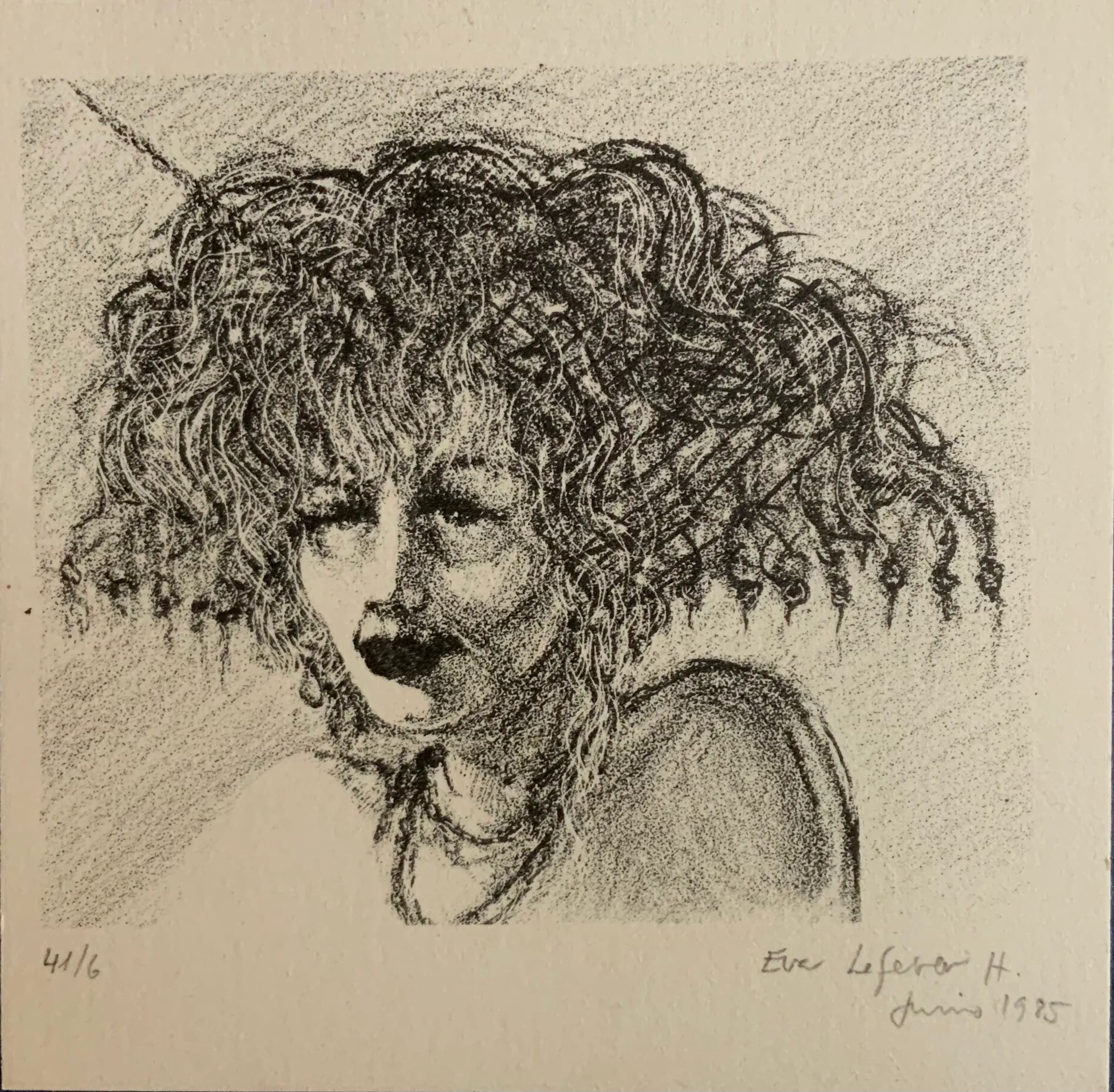 Obra "Unicornio punk" de Eva Lefever