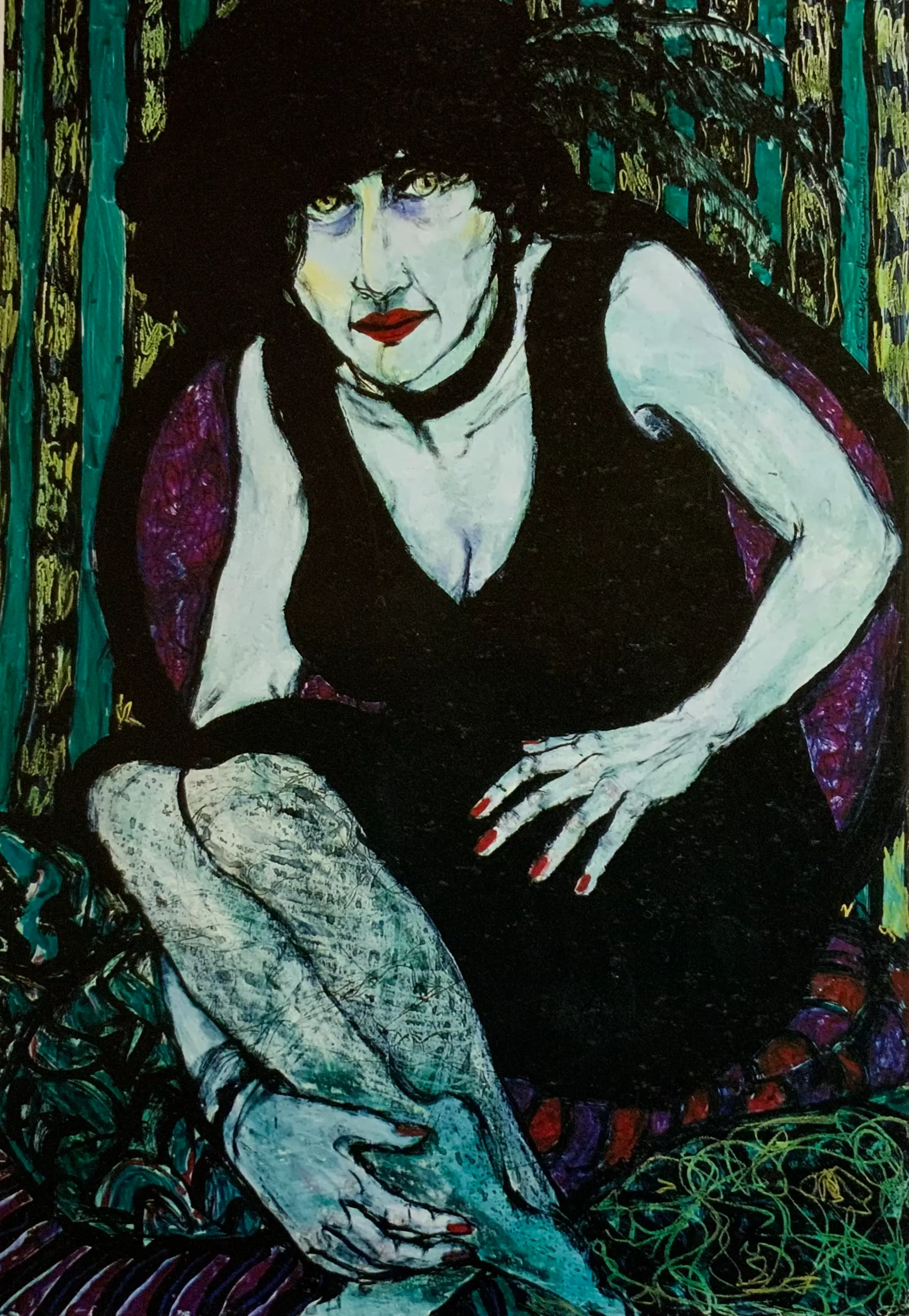 Obra "Vampiresa" de Eva Lefever