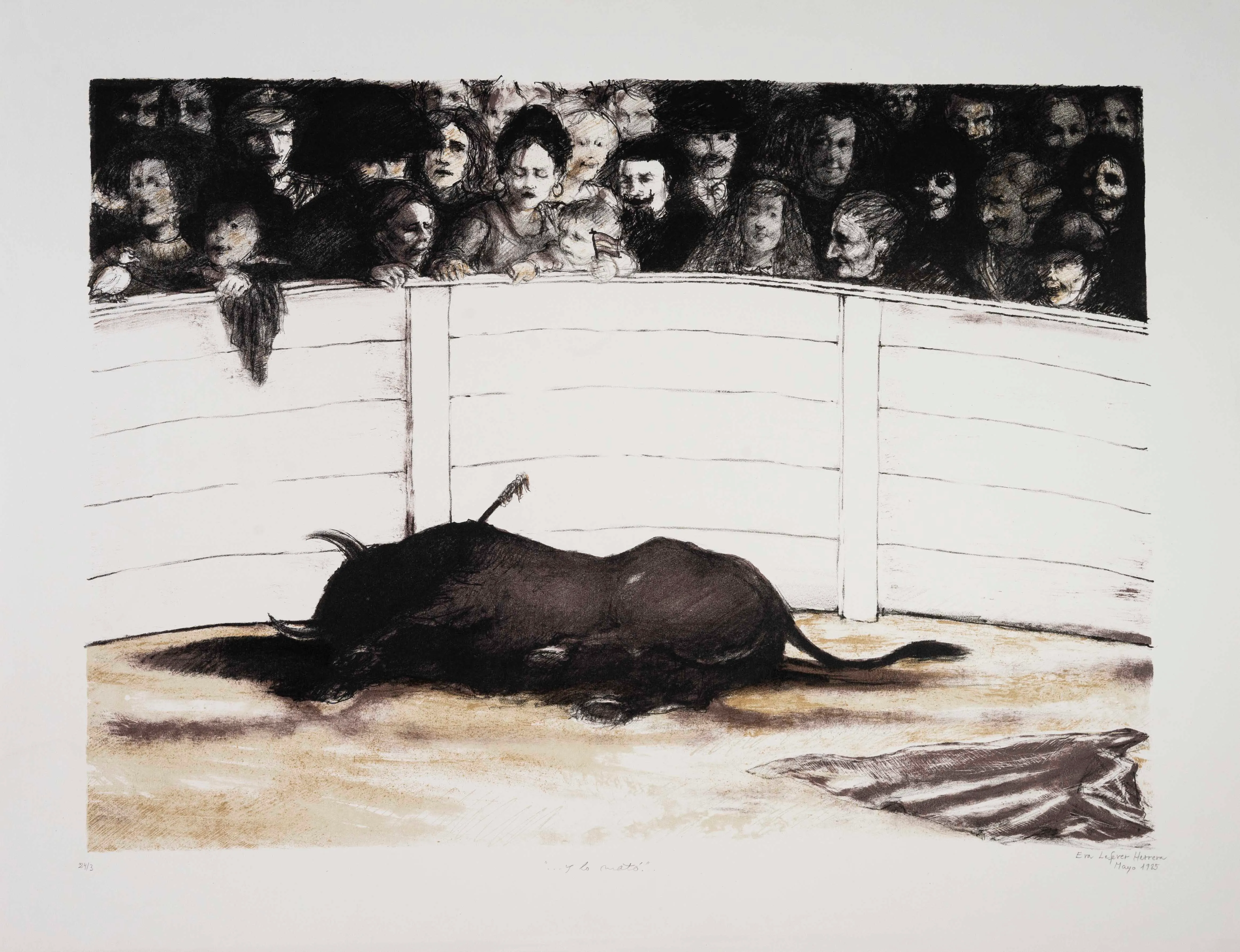 Obra ""…y lo mató."" de Eva Lefever